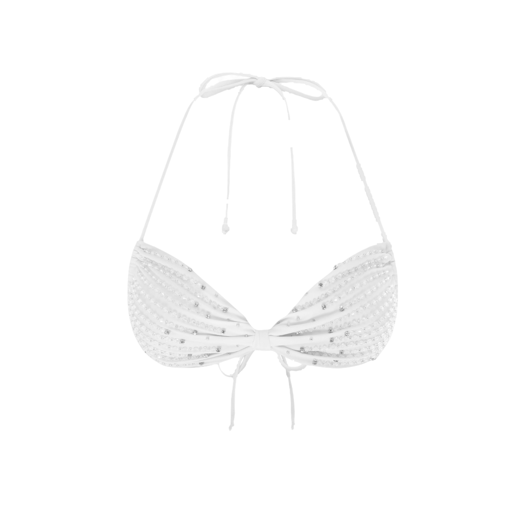 Oceanus Swimwear Ophelia Bikini Top White