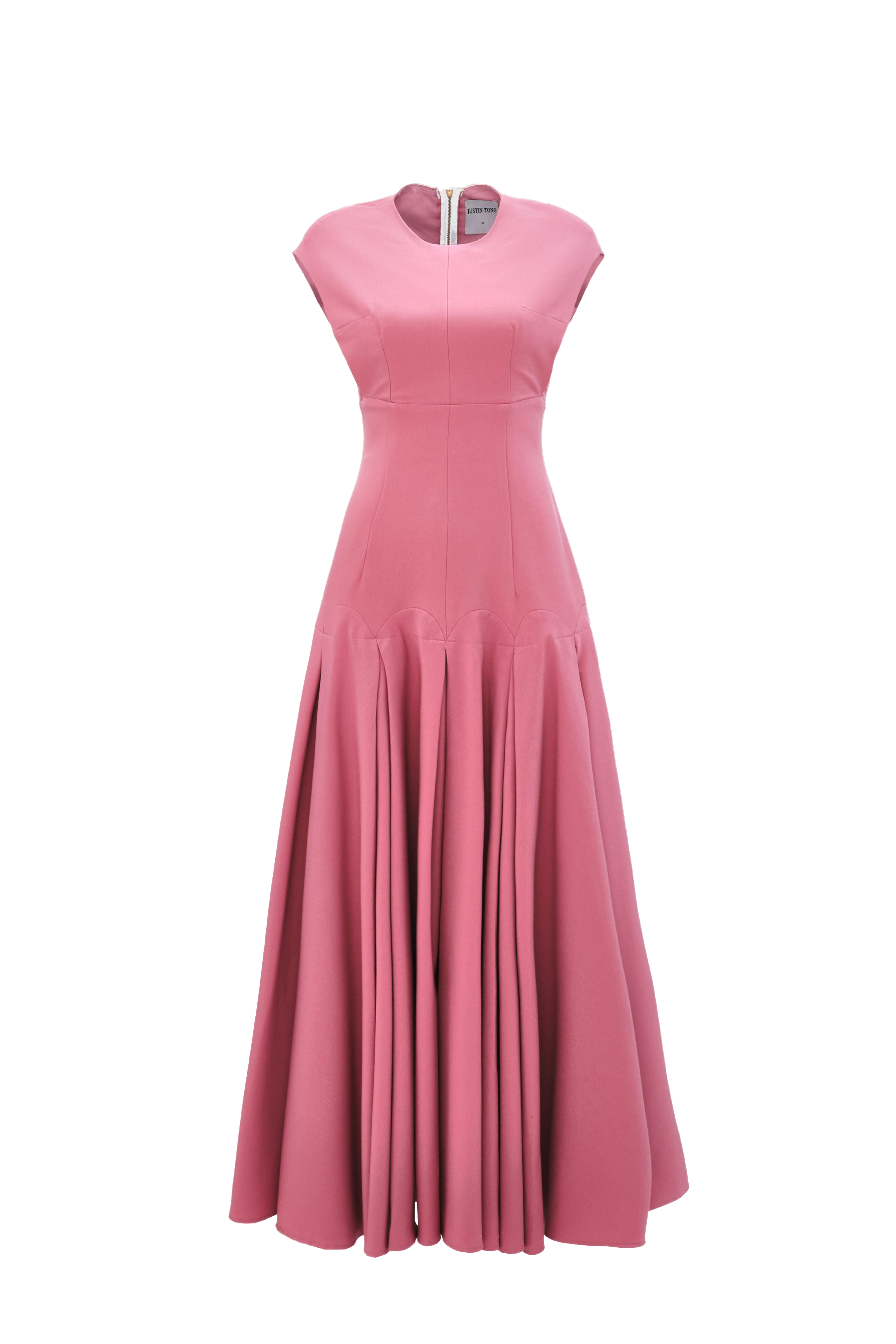 Shop Justin Tong Olivia Maxi Dress