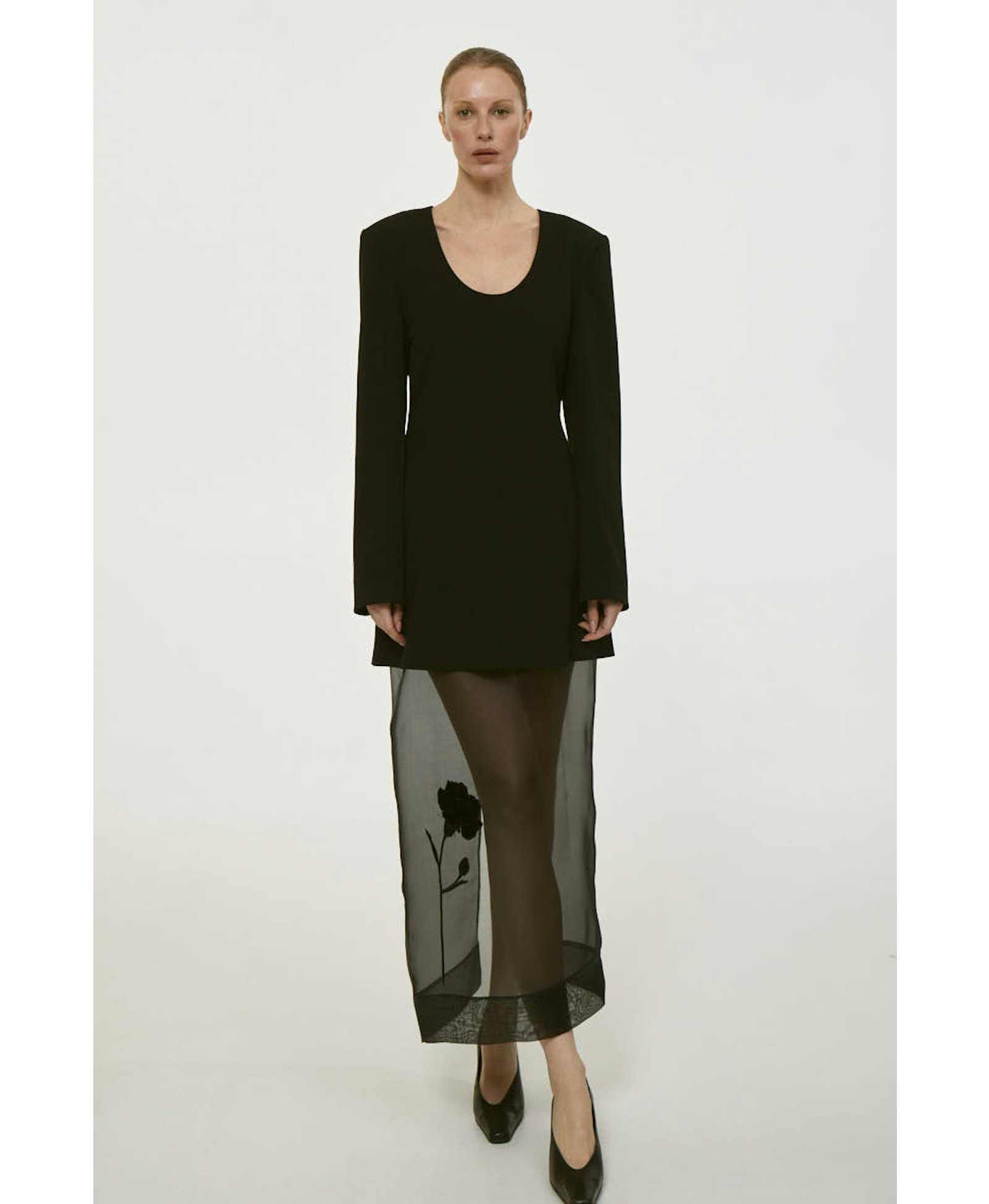 NAKED SKIRT “BLUEBOTTLE” made by DELEGAN Clothes