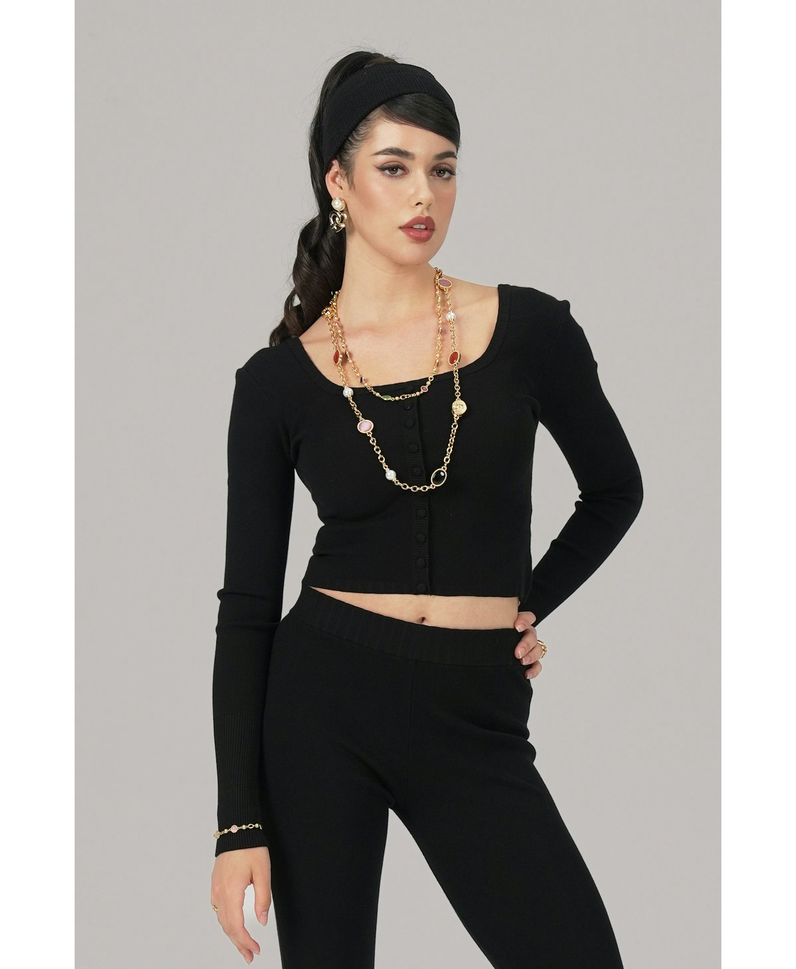 Holly Top (Black) made by Nana Jacqueline