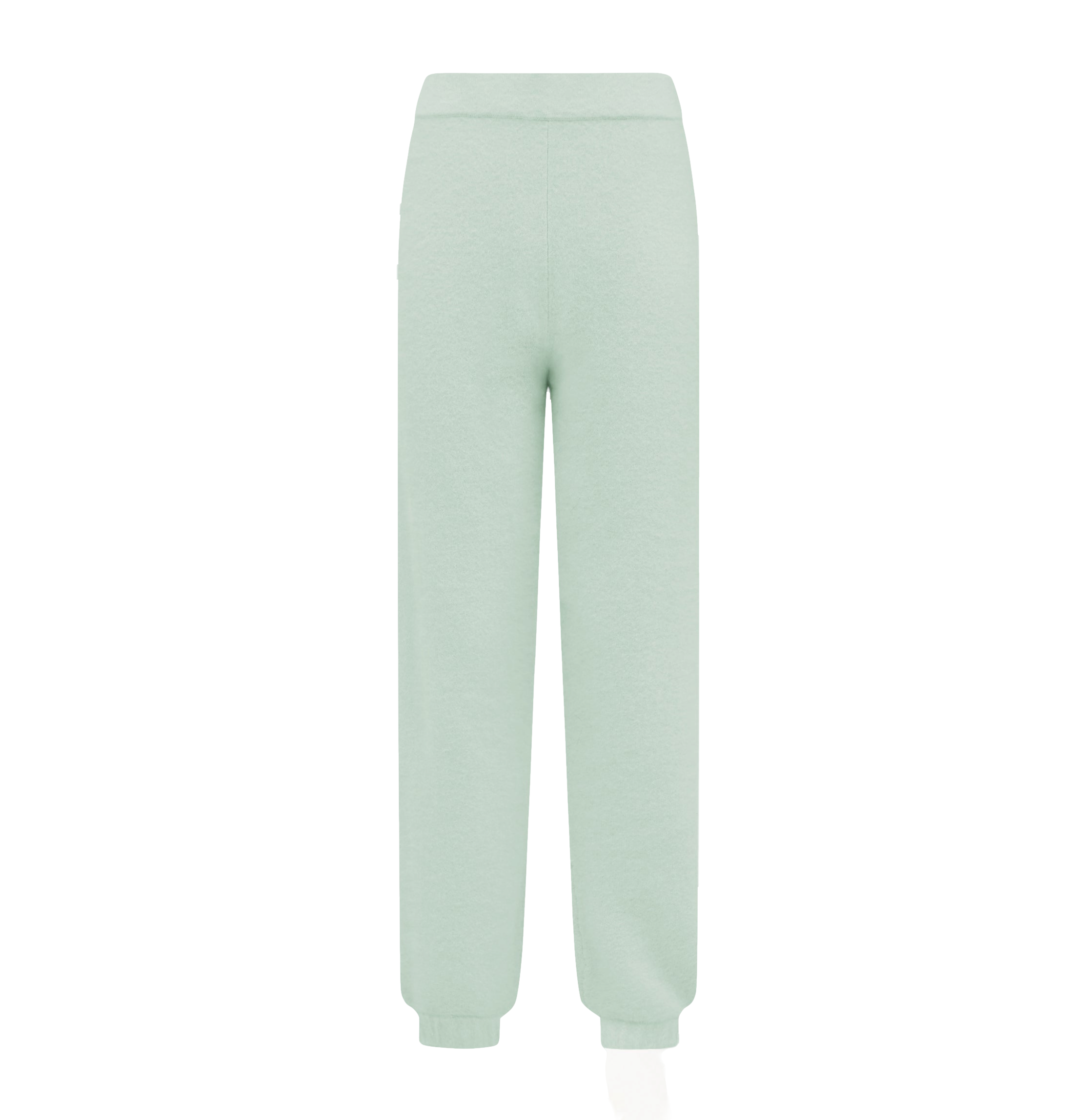 Crush Collection Fluffy Cashmere Sweatpants In Green