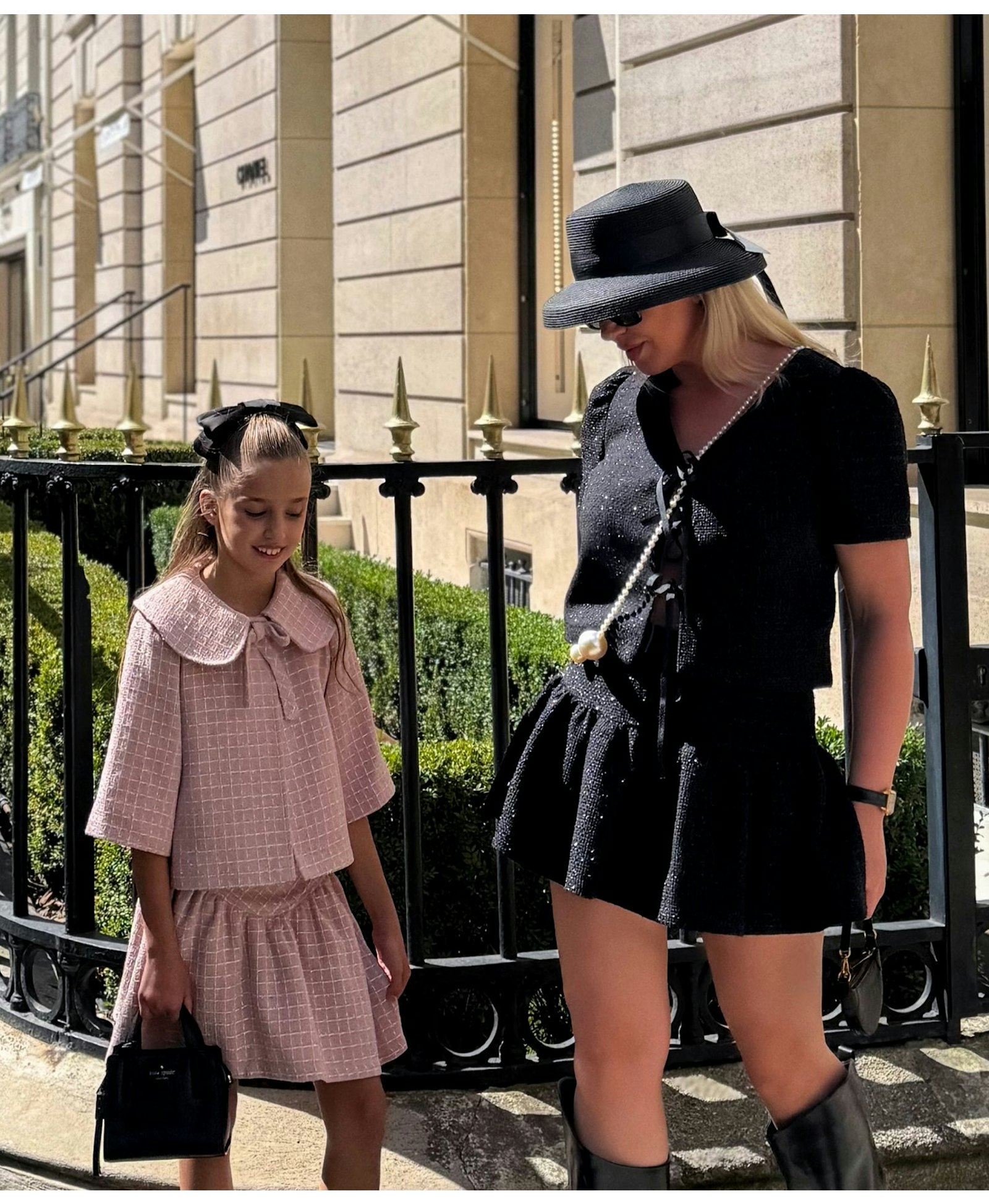 Bouclé Tweed Girls Jacket made by Mama Luma