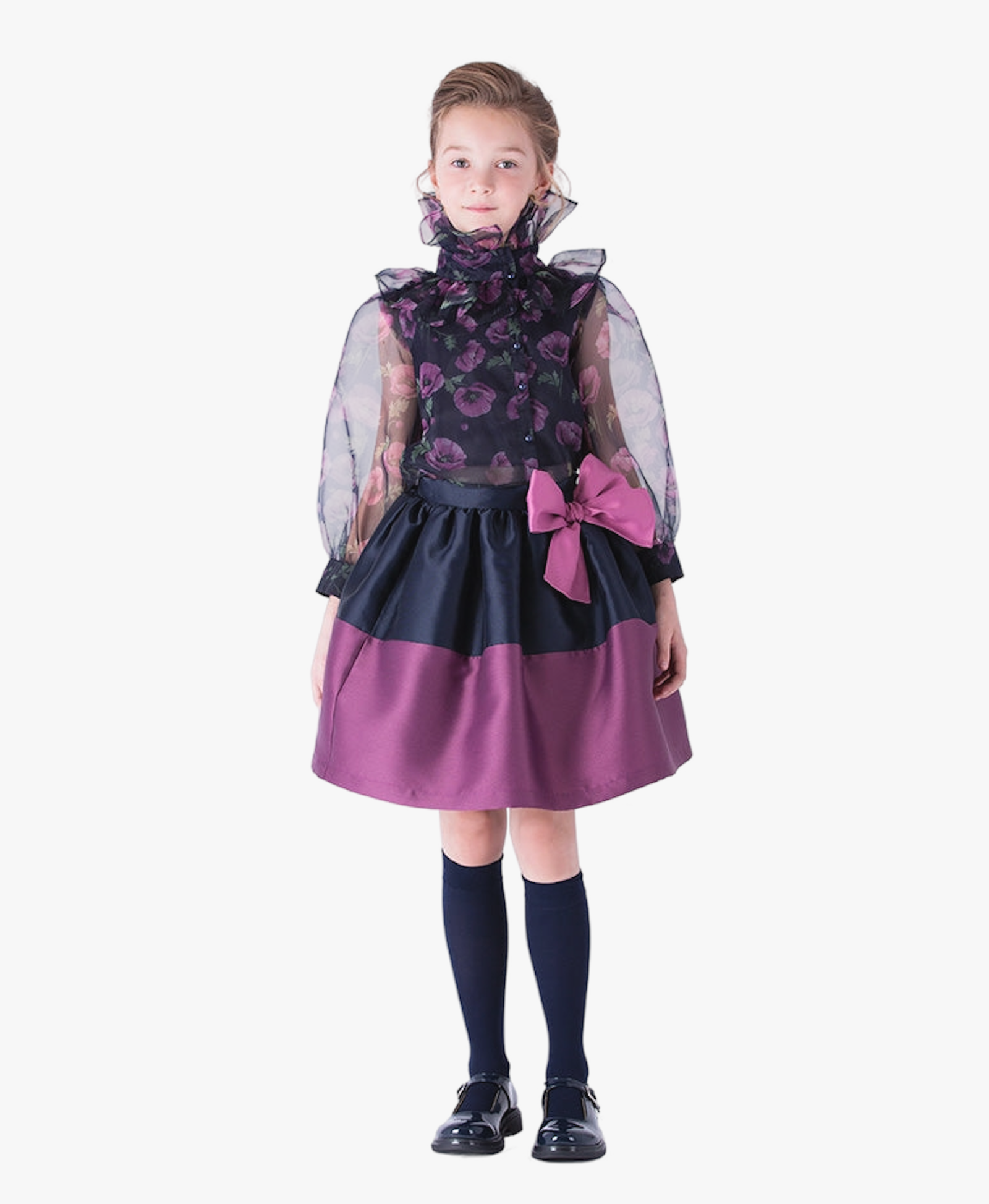 Orchid Bow Girls Outfit | 2 Pieces made by Mama Luma