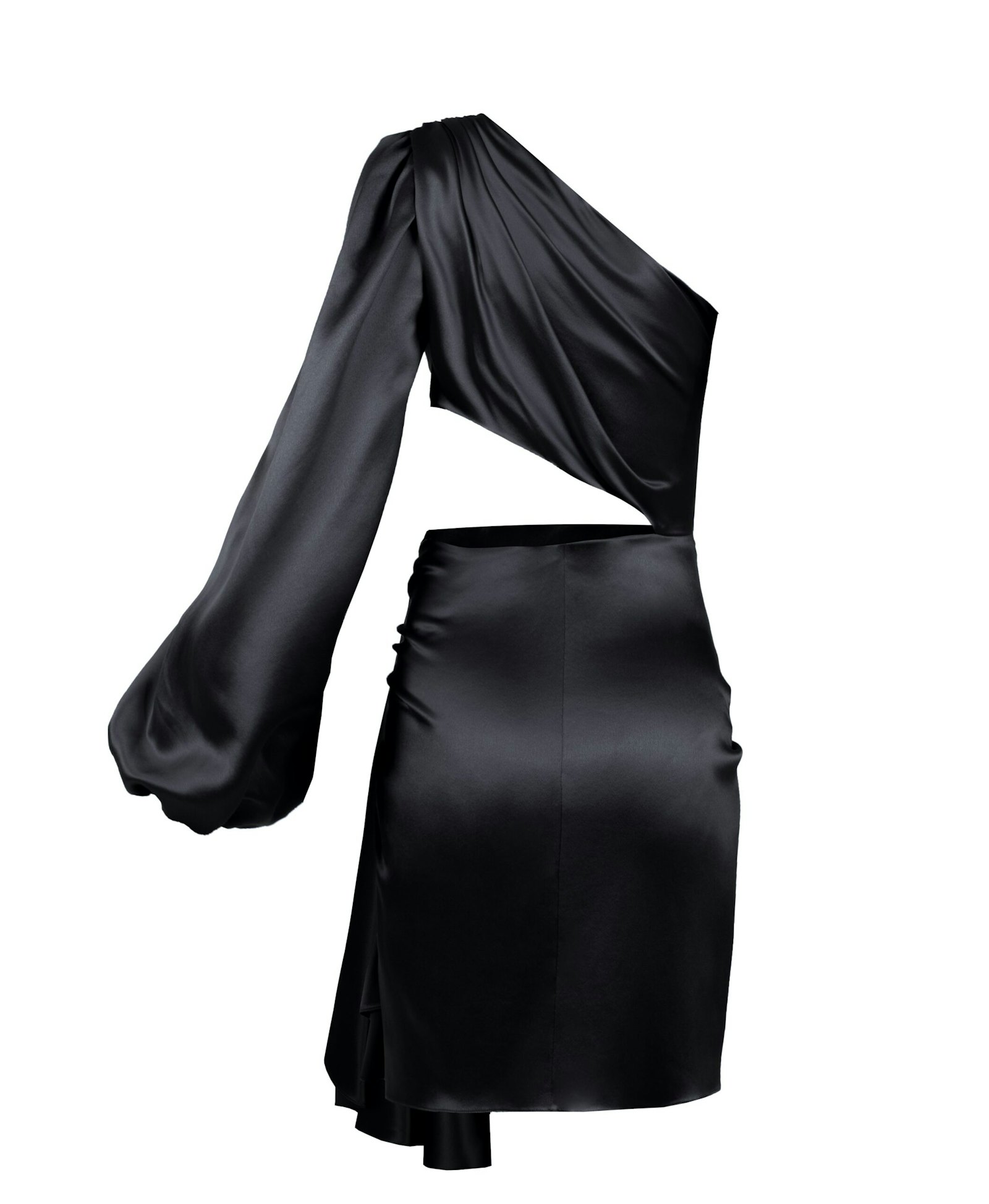 Side sleeve mini dress made by Maria Kokhia