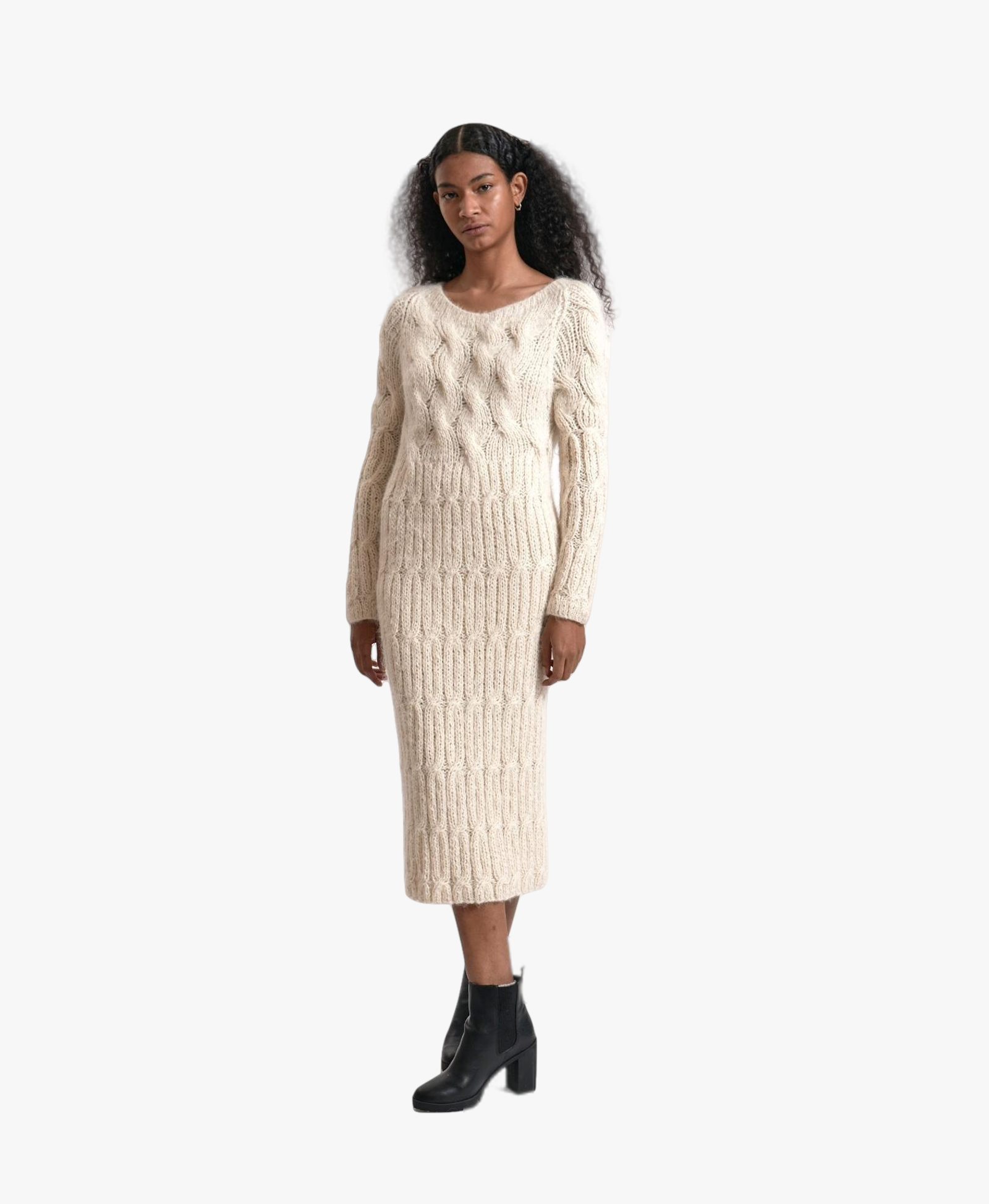 KALI Dress in Beige made by AYNI