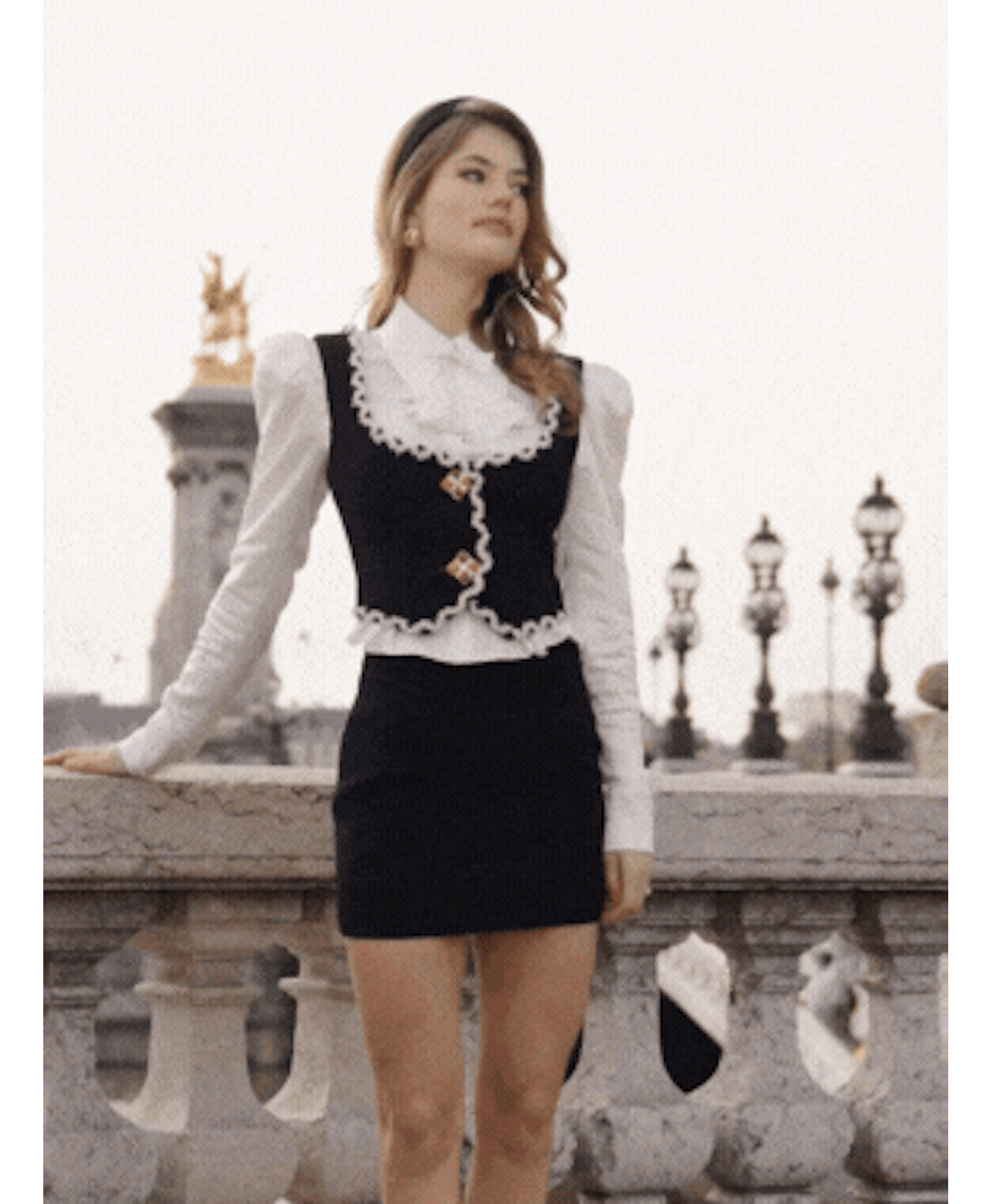 Lisette Skirt (Black) made by Nana Jacqueline