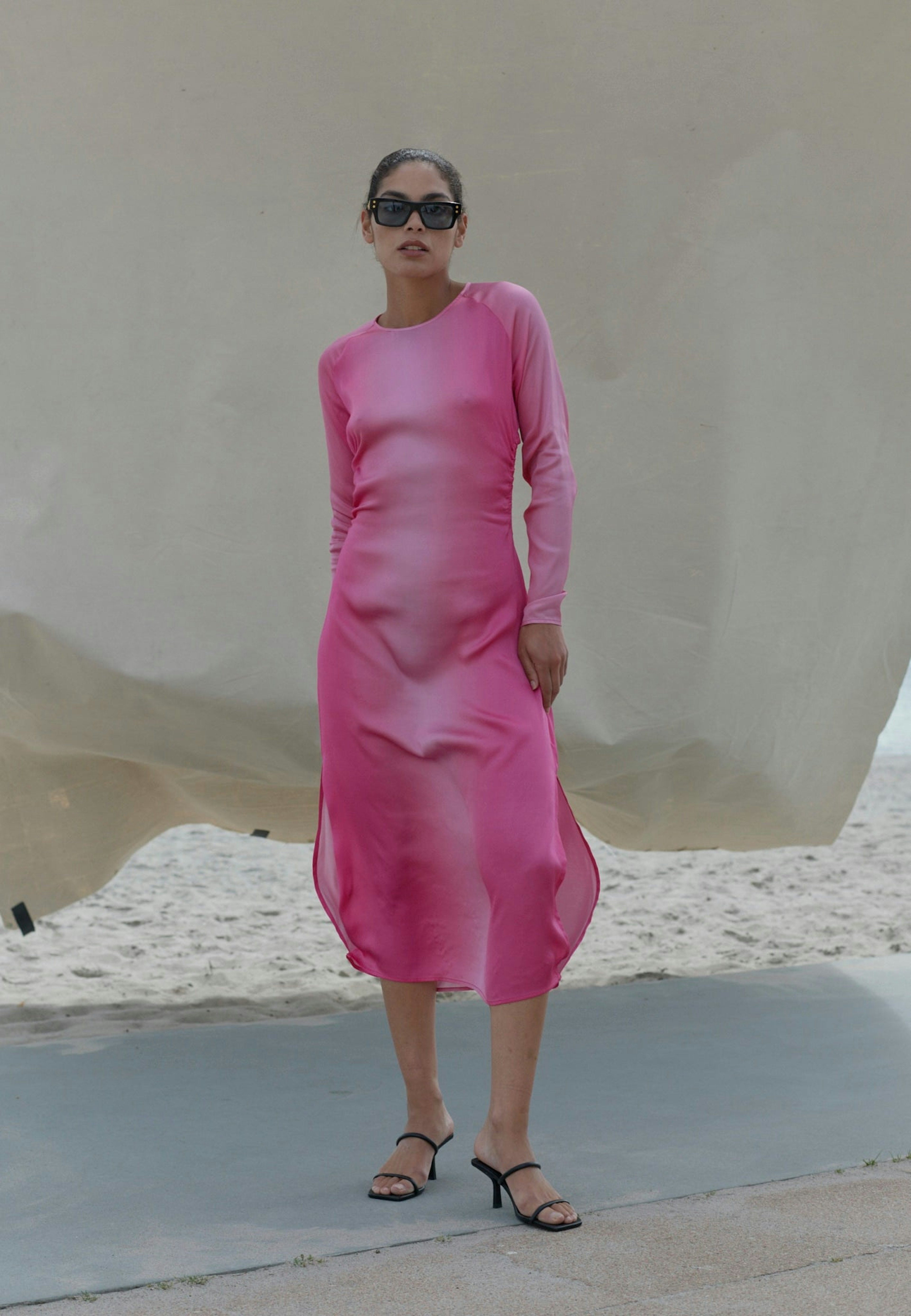Shop Ava Dress - Reflex Pink from HERSKIND at Seezona