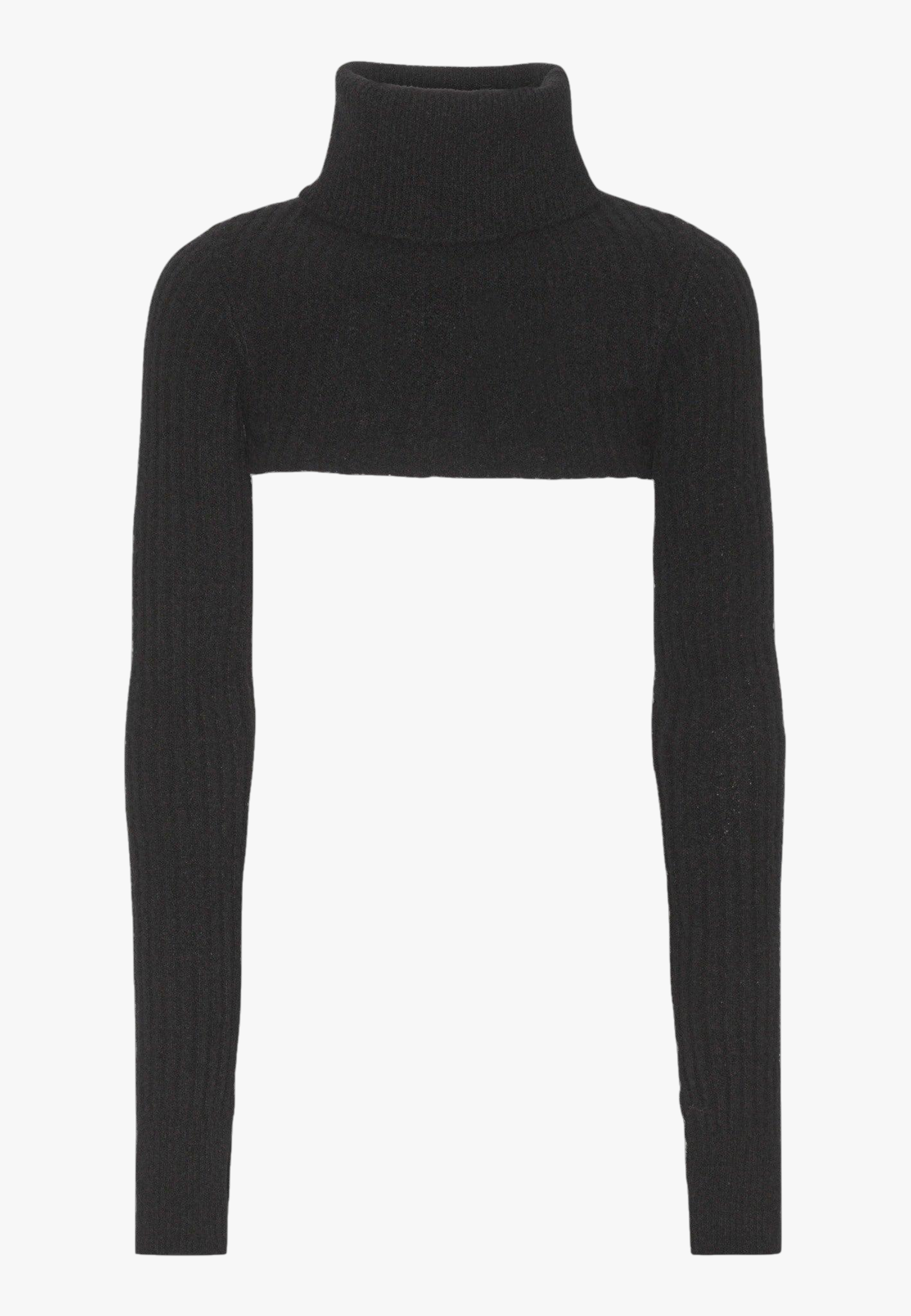 Knit Bolero Turtleneck Sweater