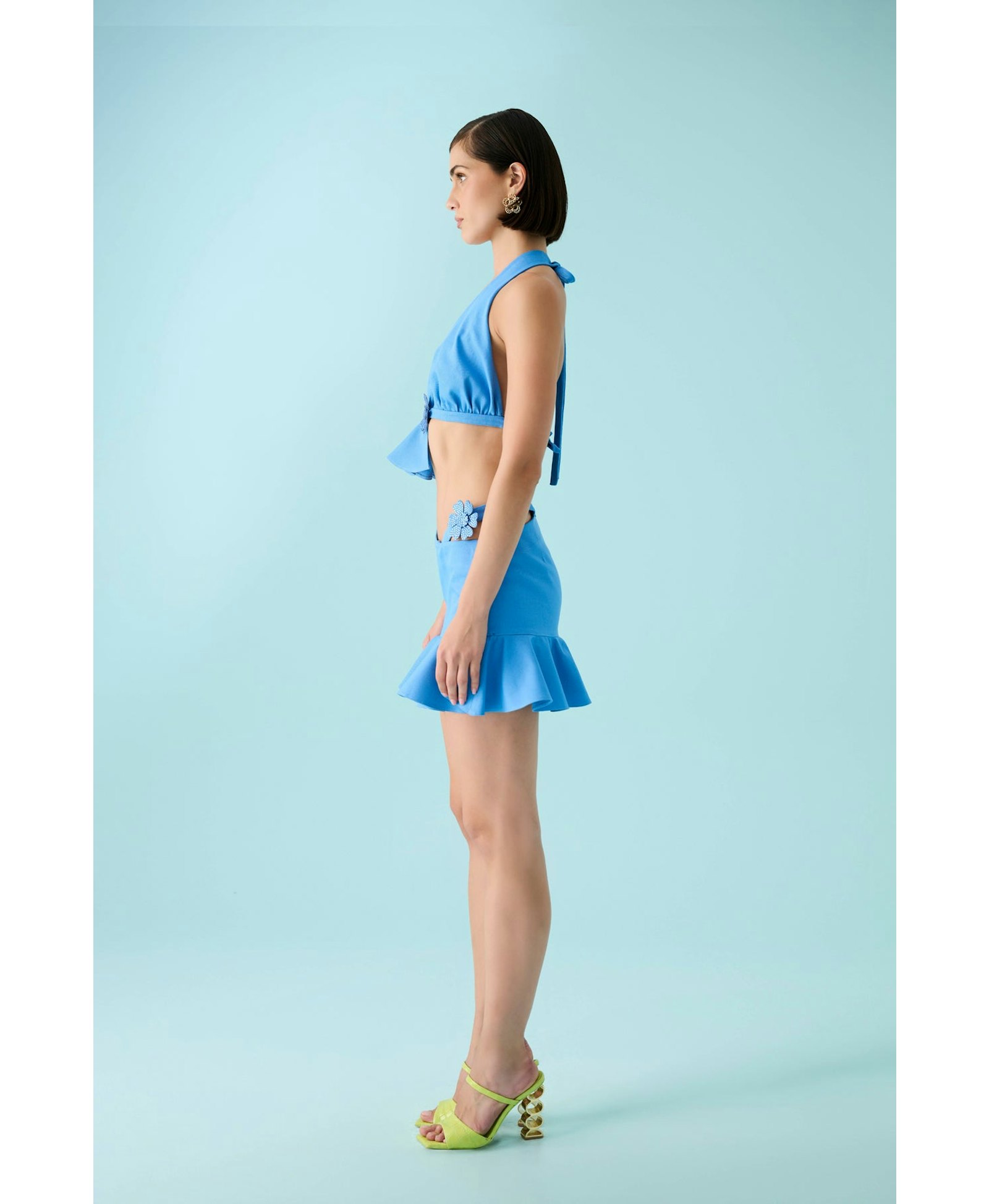 Blue Water Lily Skirt made by Declara