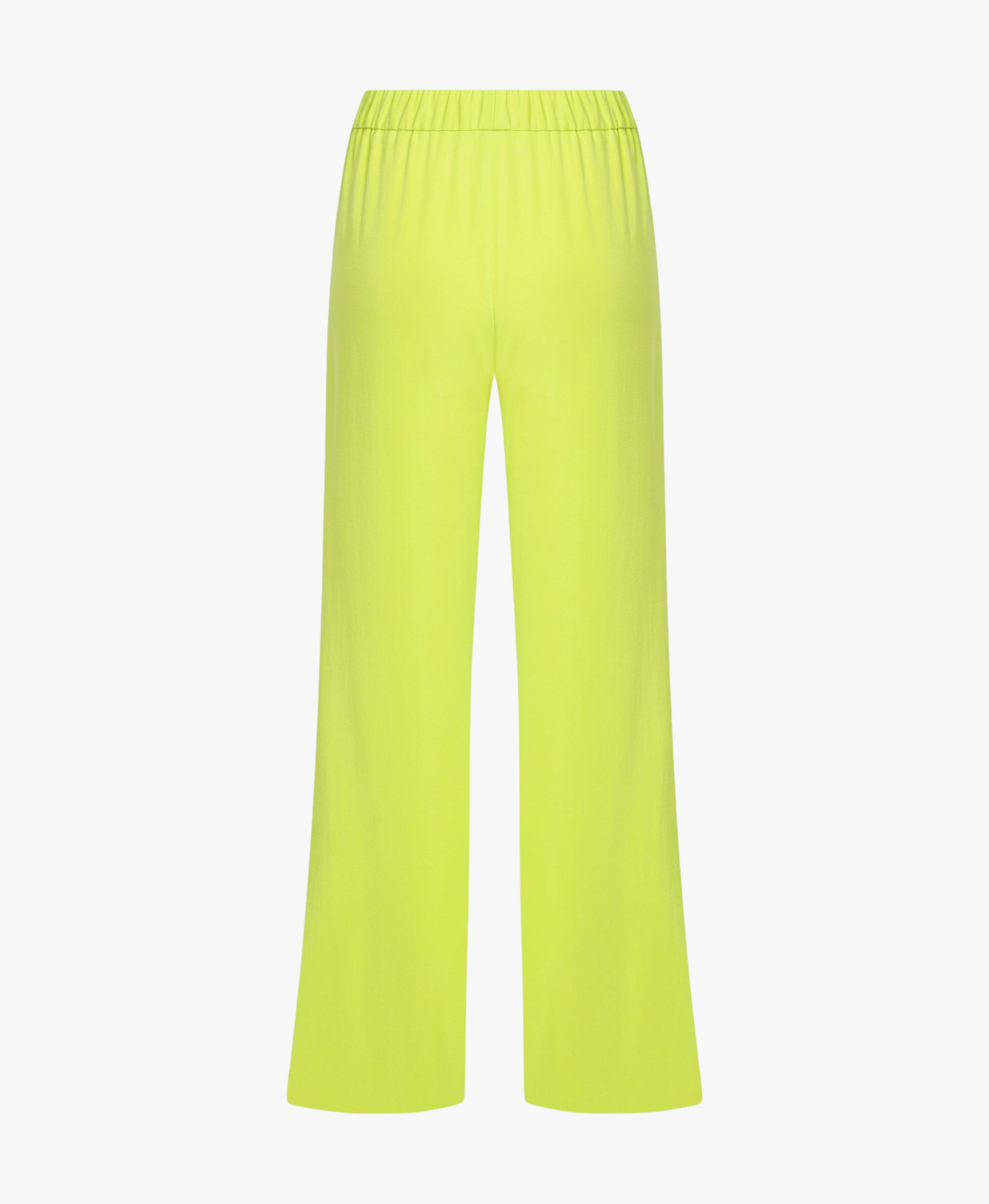 Kyra Cropped Trousers in Lime made by Nazli Ceren