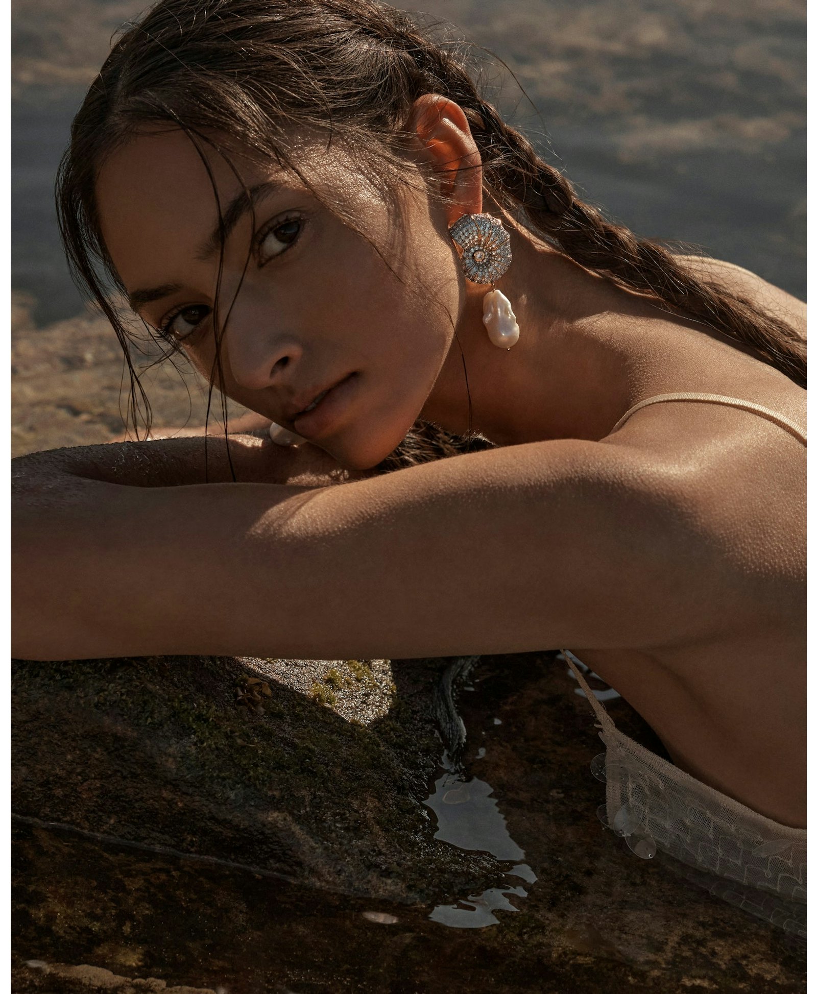 Calista Earrings made by Amber Sceats