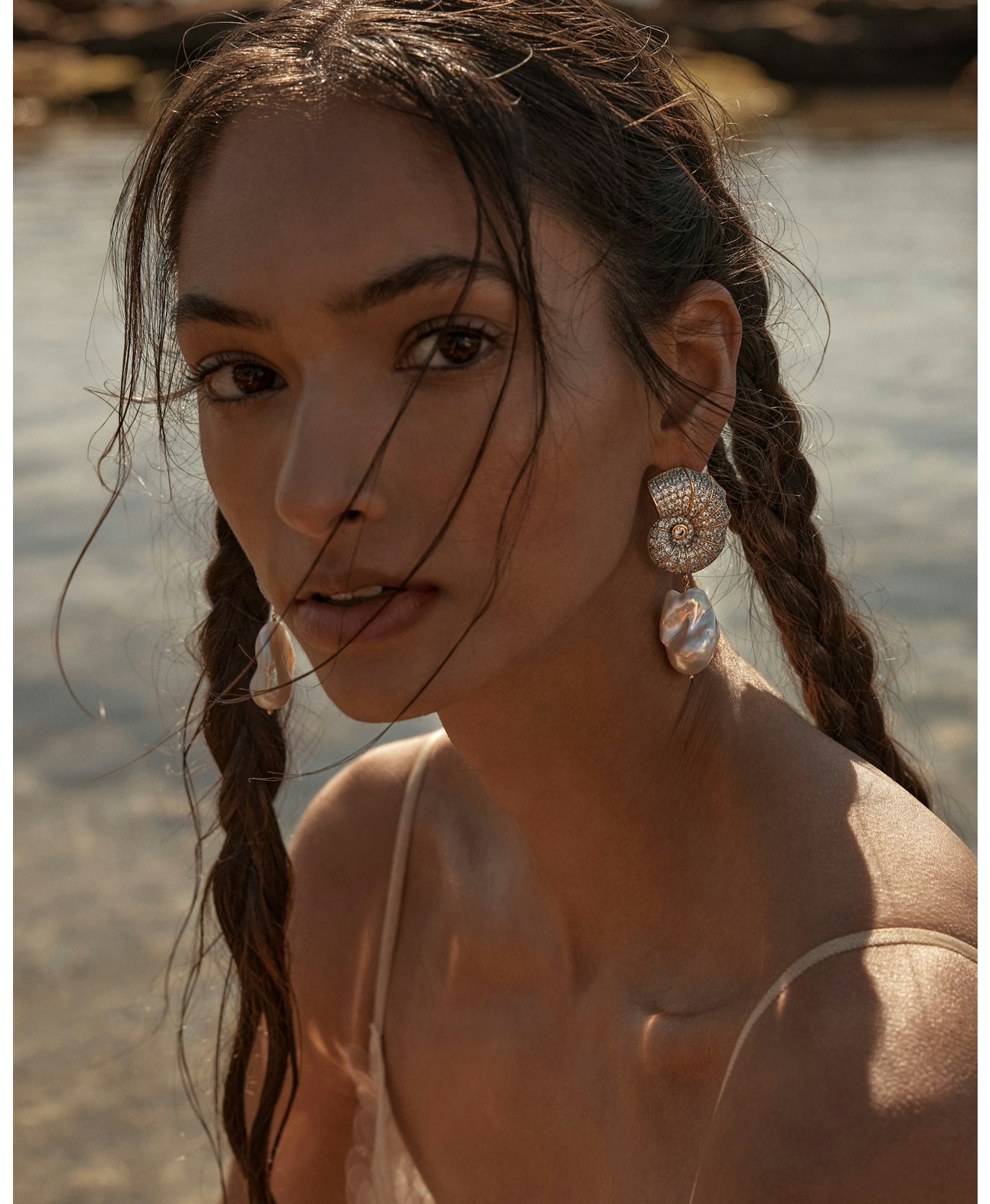 Calista Earrings made by Amber Sceats