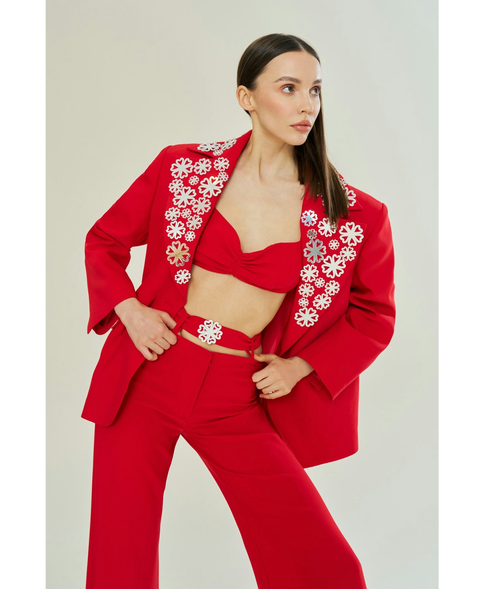 Red Belle Bra Top made by Declara