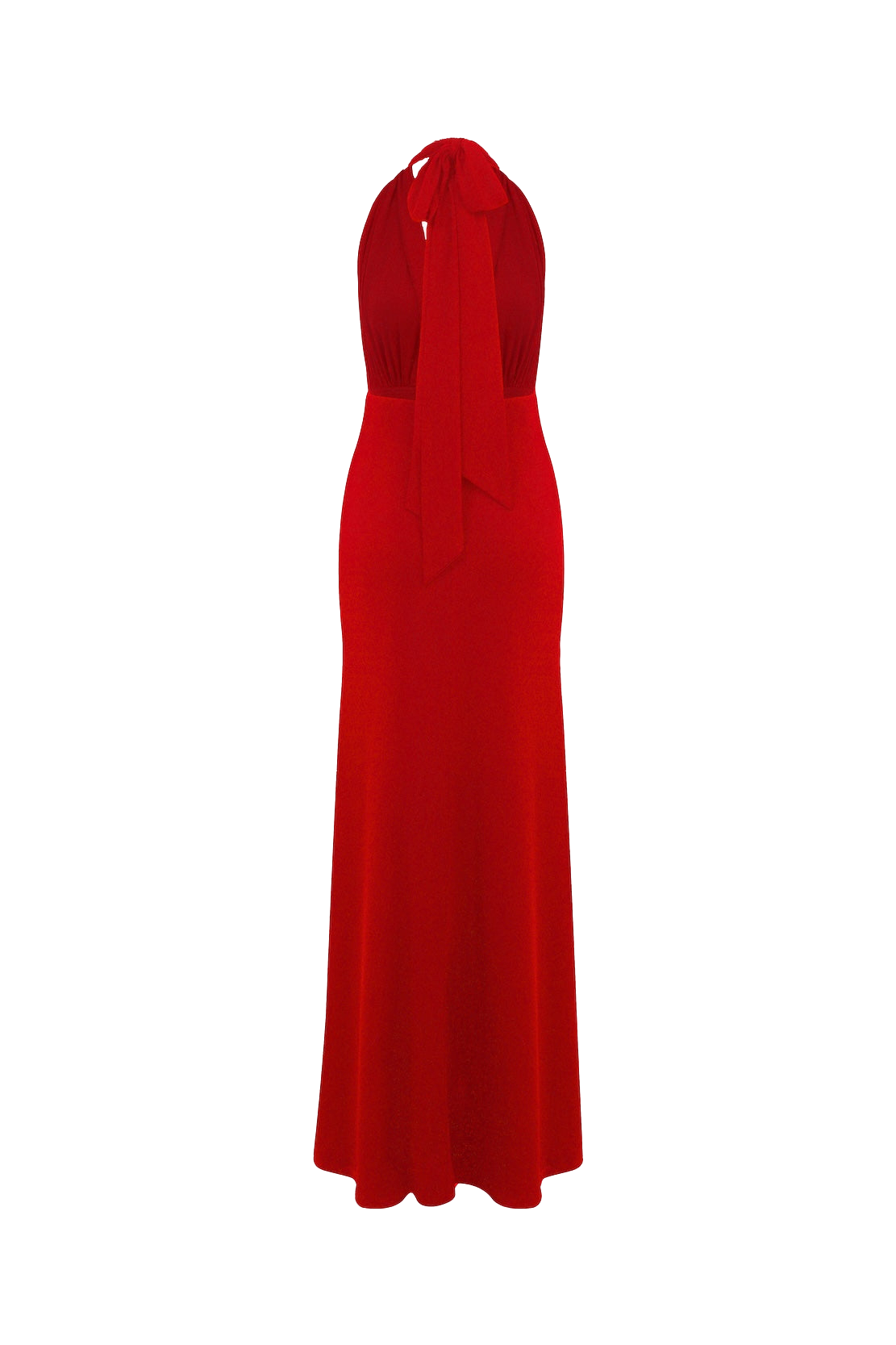 Shop Nazli Ceren Ines Dress In Fiery Red In Firebrick