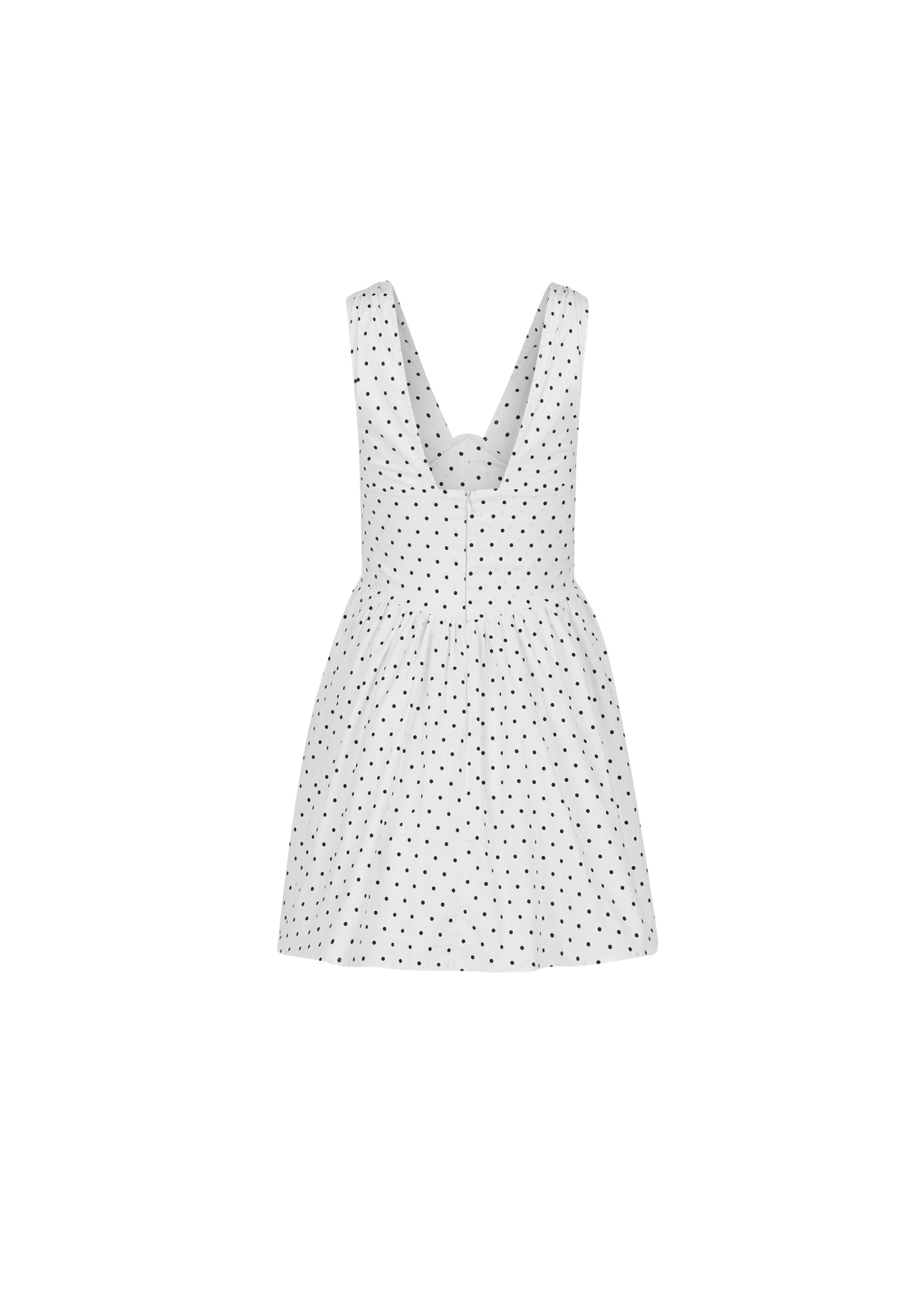 Shop Decolet The Label Izmir Polkadot Sundress In White