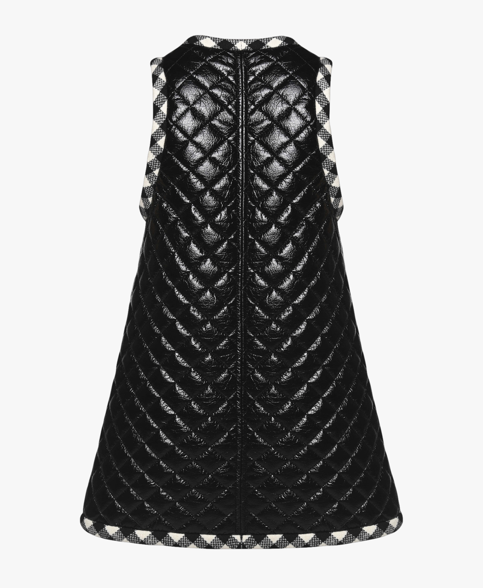 DIAMOND QUILTED MINI DRESS made by KEBURIA