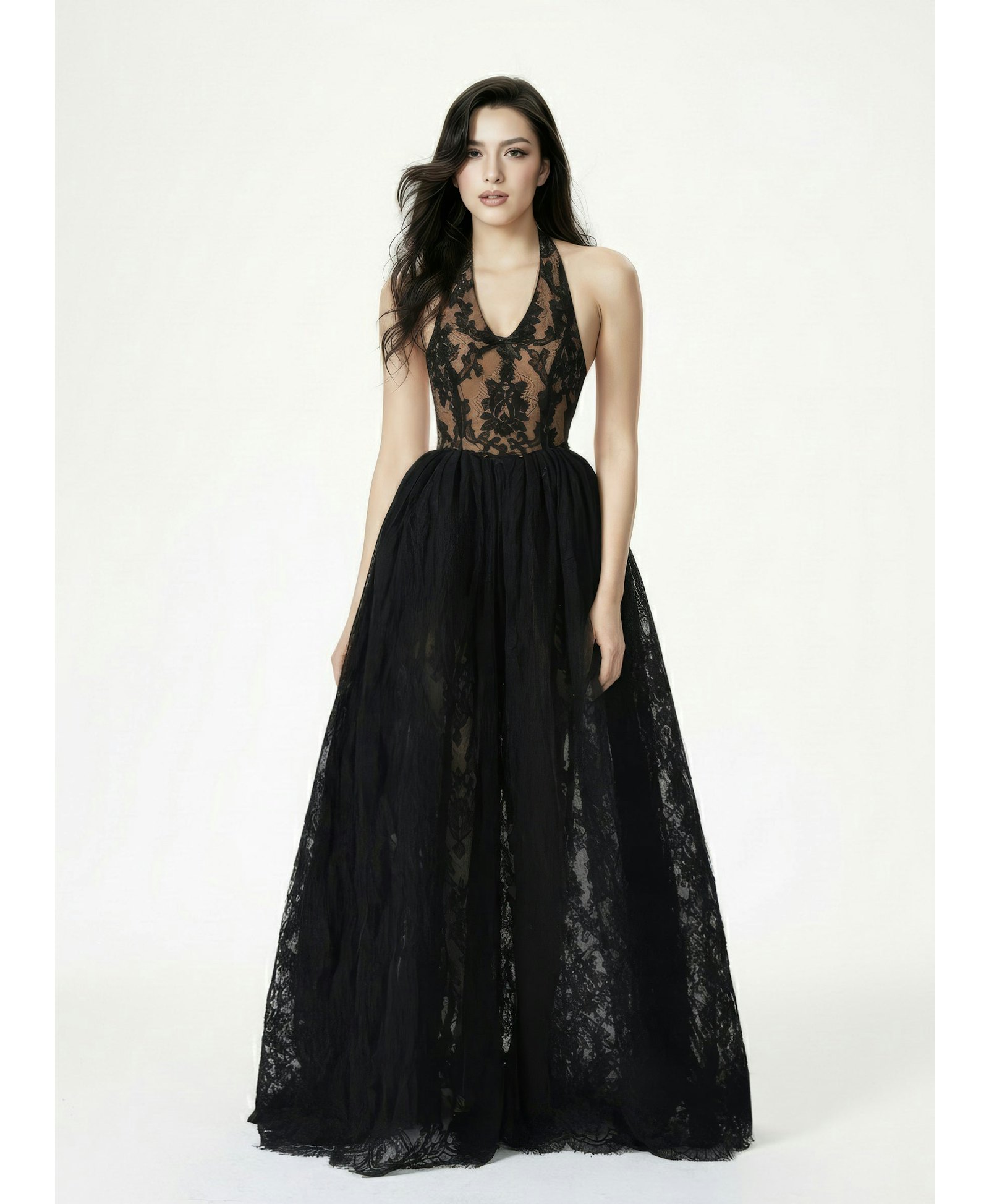 Mirelle Lace Maxi Dress made by Nana Jacqueline