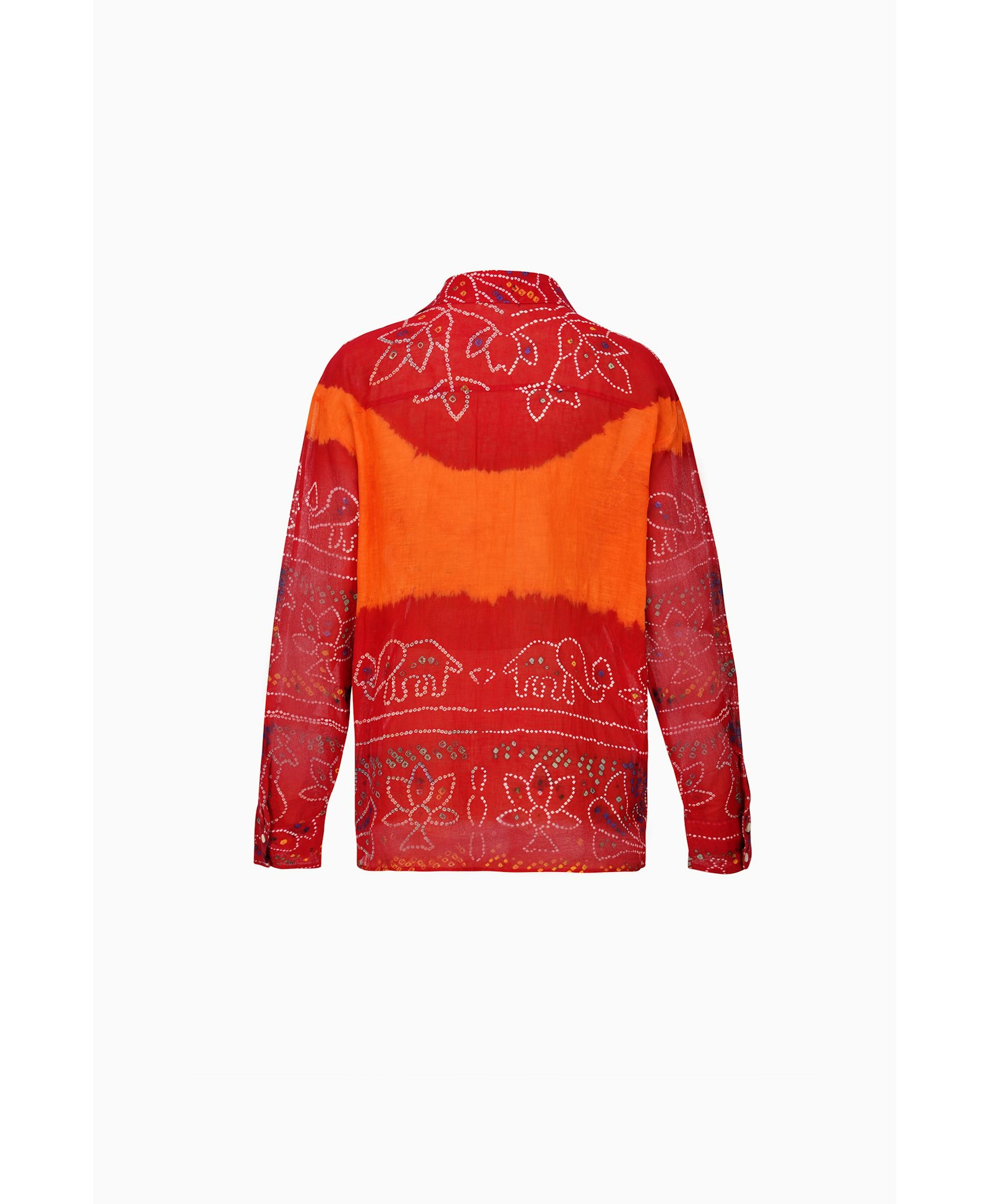 Upcycled Odhni Cotton Shirt made by Szabo Sihag