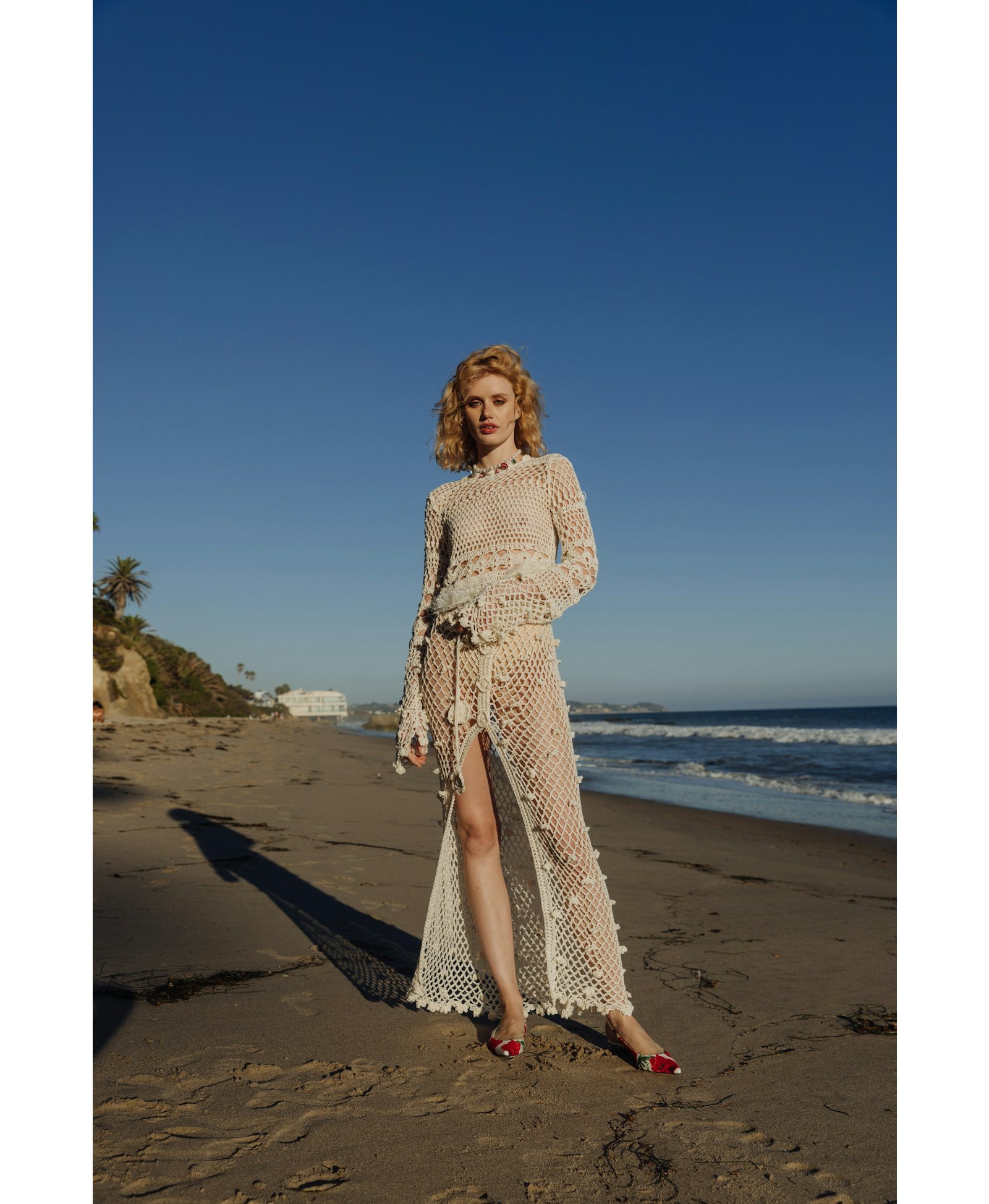 Metallic Handmade Crochet Skirt made by ANDREEVA