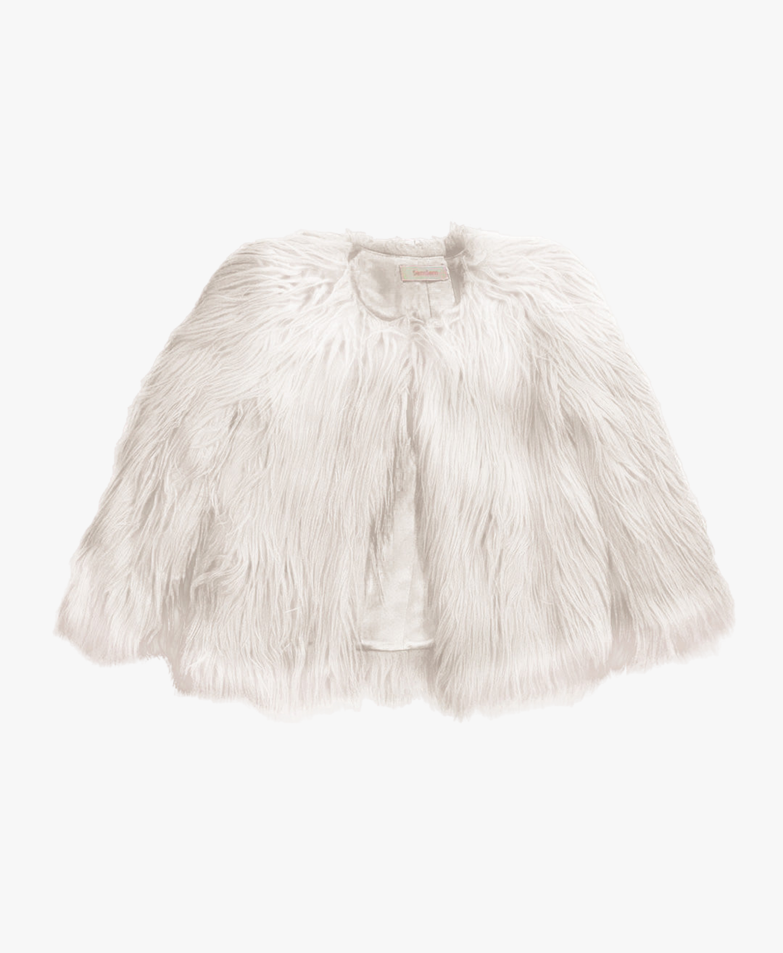 White Faux Fur Jacket made by SEMSEM