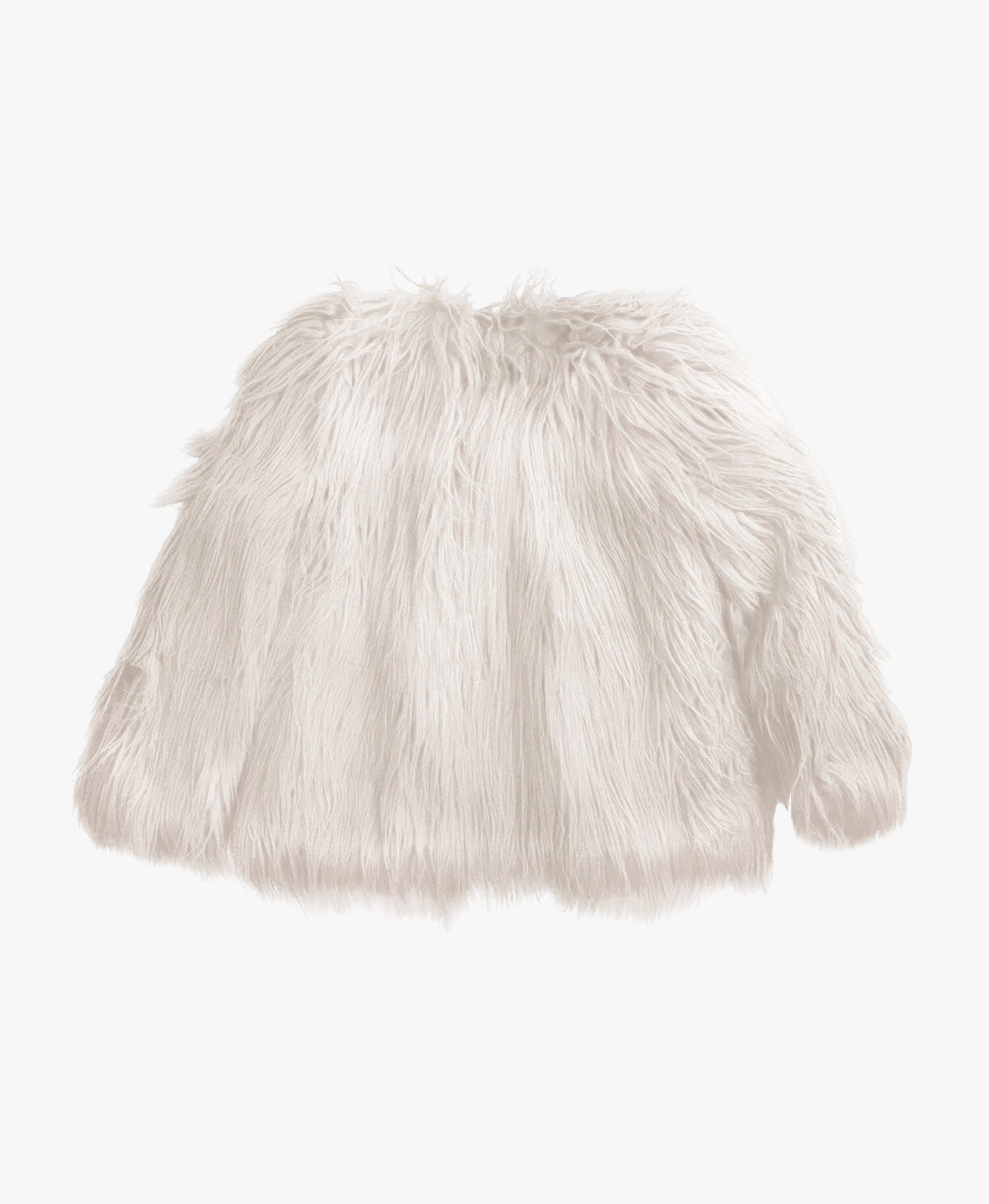 White Faux Fur Jacket made by SEMSEM