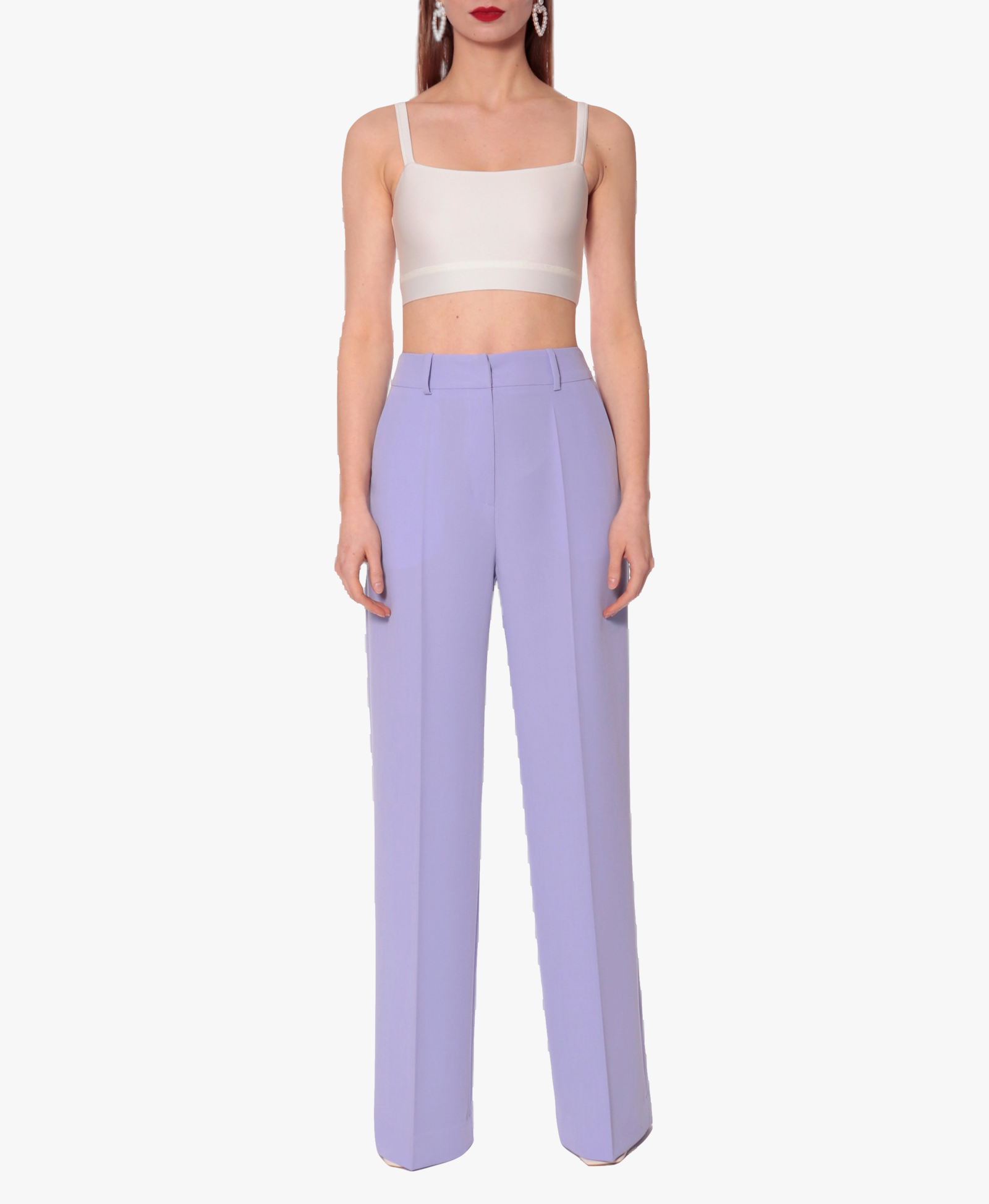 Pants Suzie Lavender in Purple made by HALEWSKI