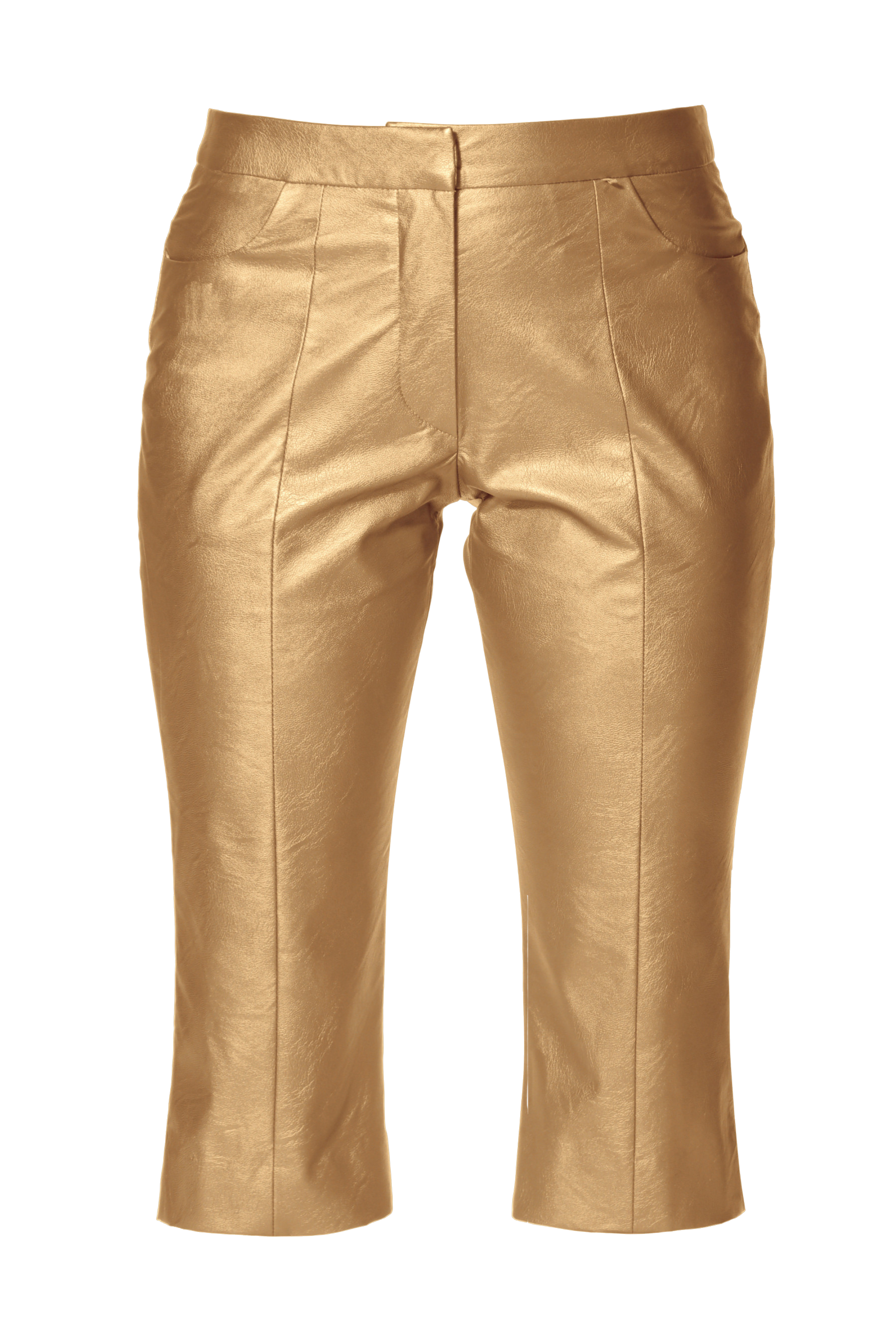 Shop Halewski Pants Capri Dakota Gold