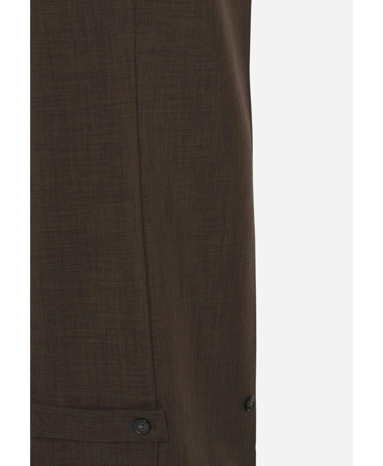 Logan Pants - Dark Chocolate in Brown made by HERSKIND
