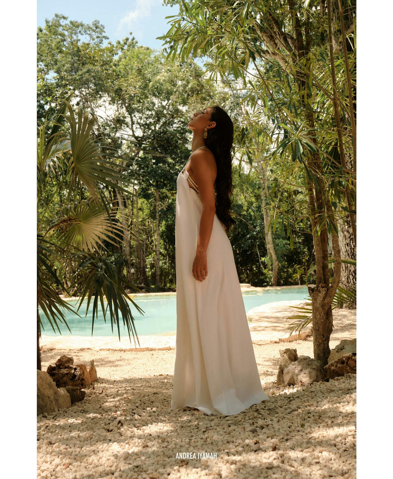 ESSI MAXI DRESS - LIMESTONE made by Andrea Iyamah