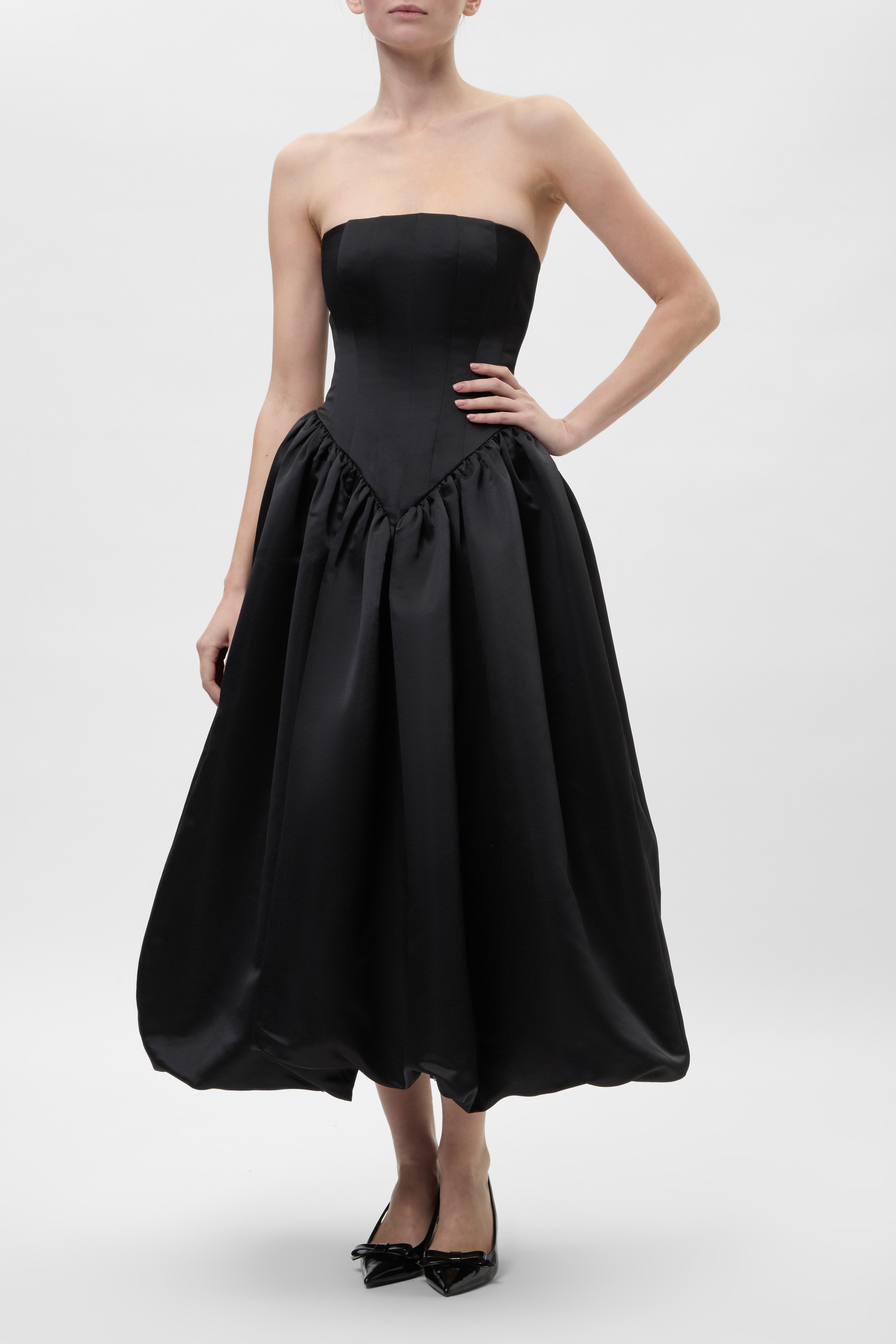 Shop Balykina Rosali Transformer Dress In Black