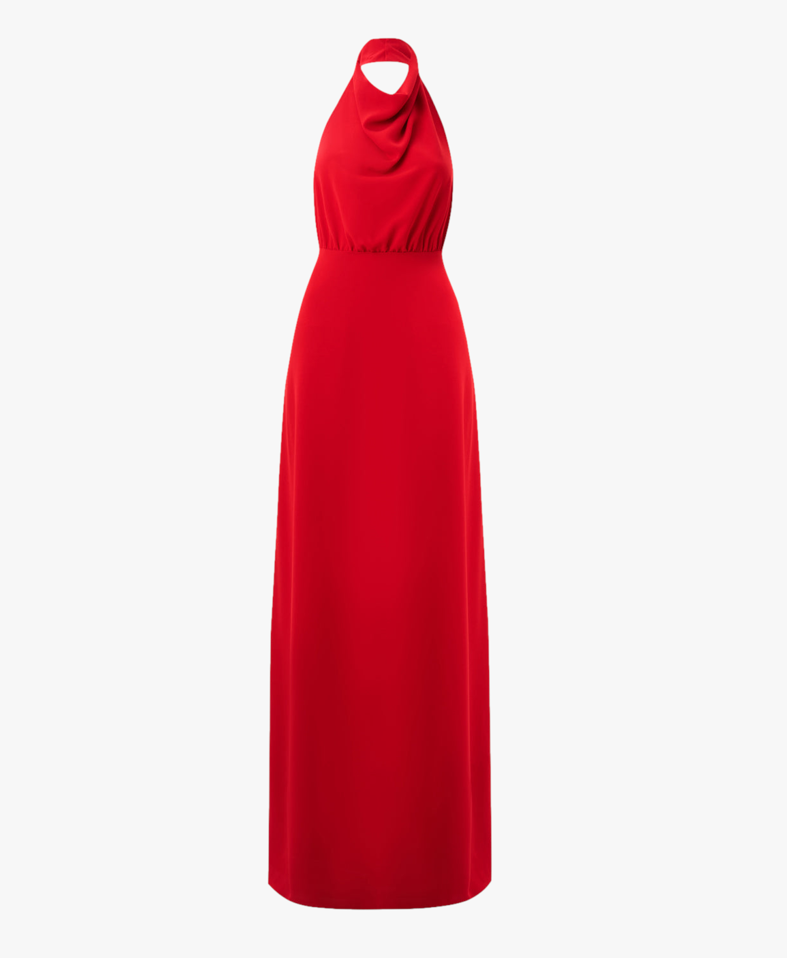Kate Crepe Red Maxi Dress made by Lora Istanbul