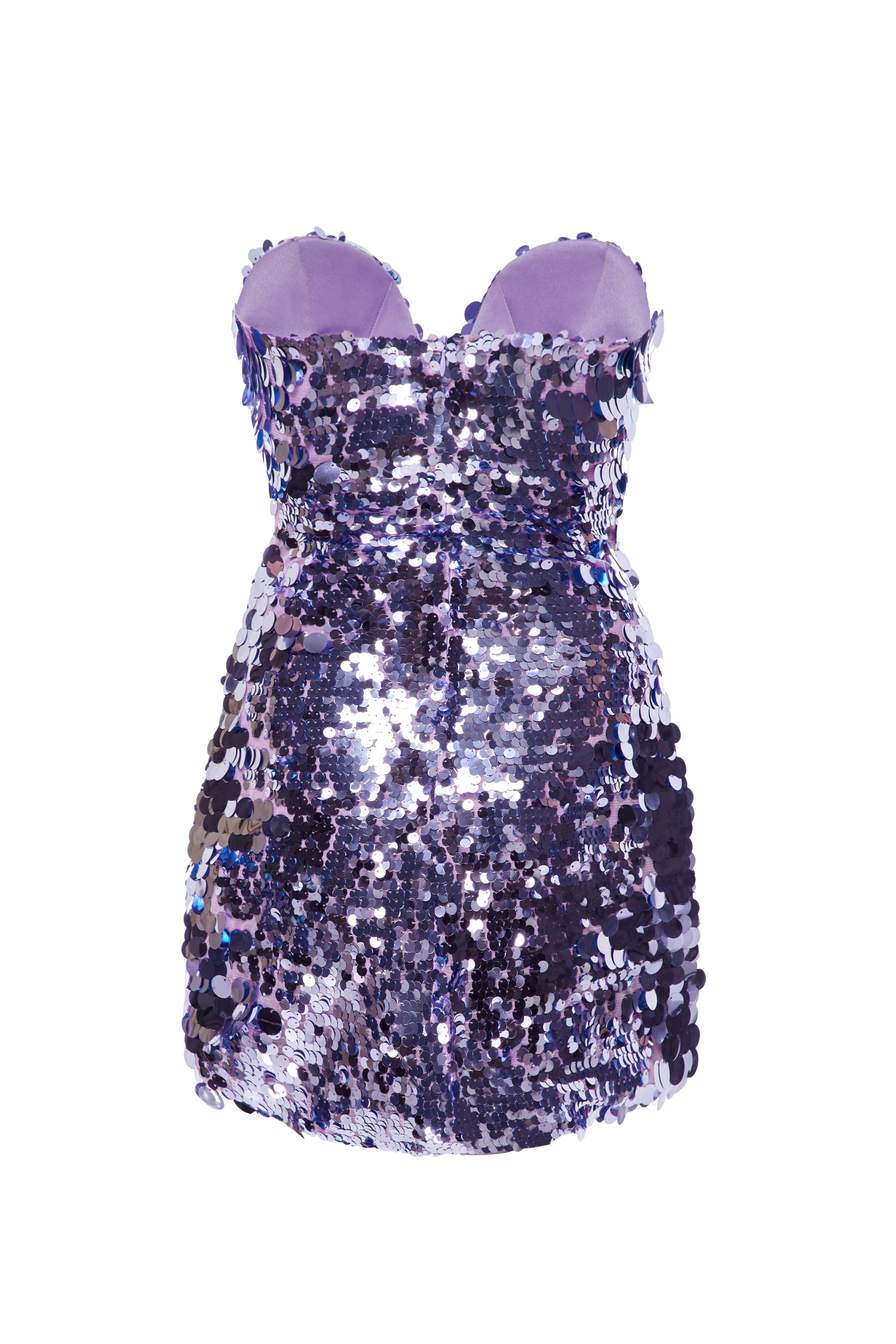 Shop Balykina Ariel Mini Dress Purple