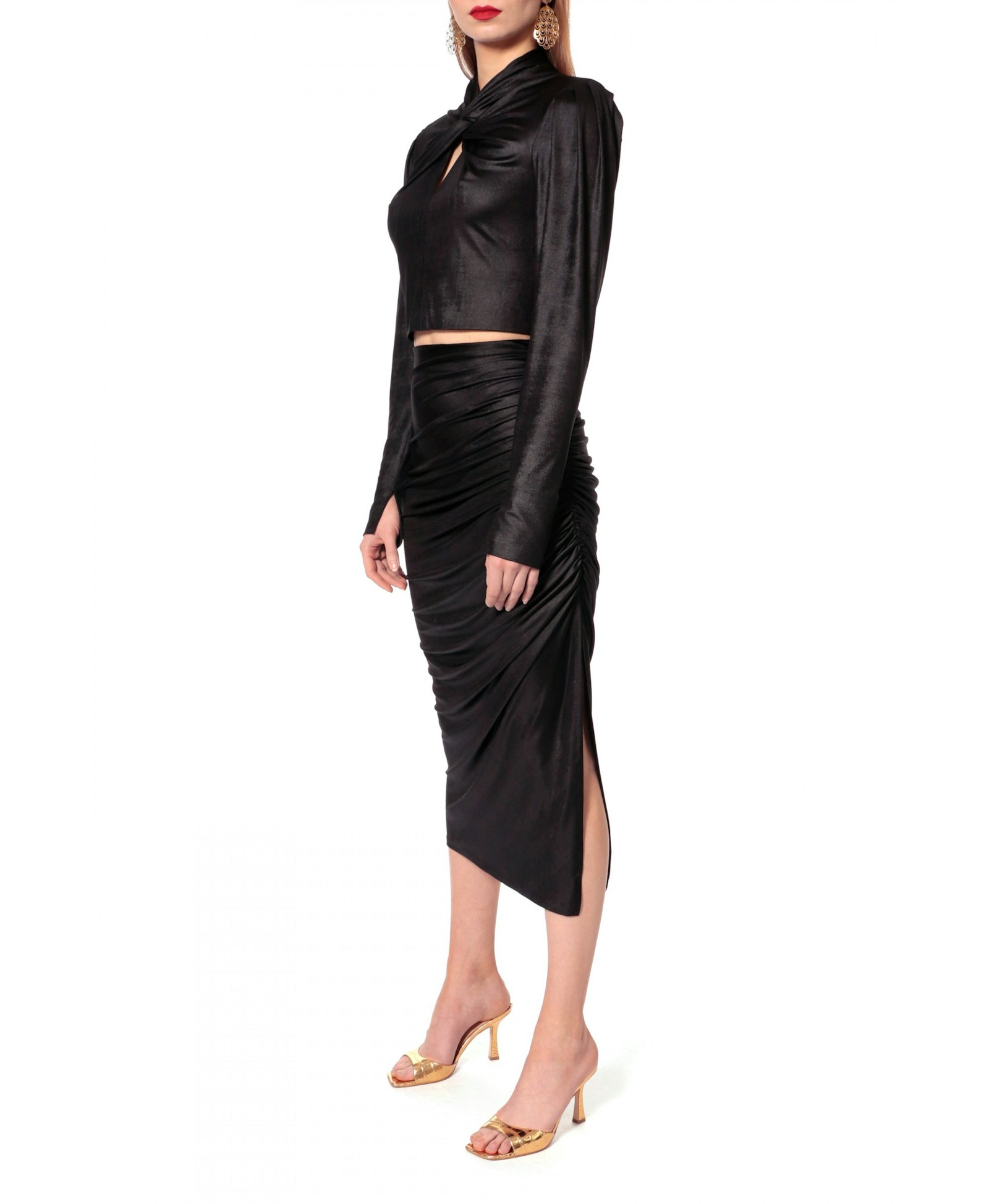 Skirt Judy Power Black made by HALEWSKI