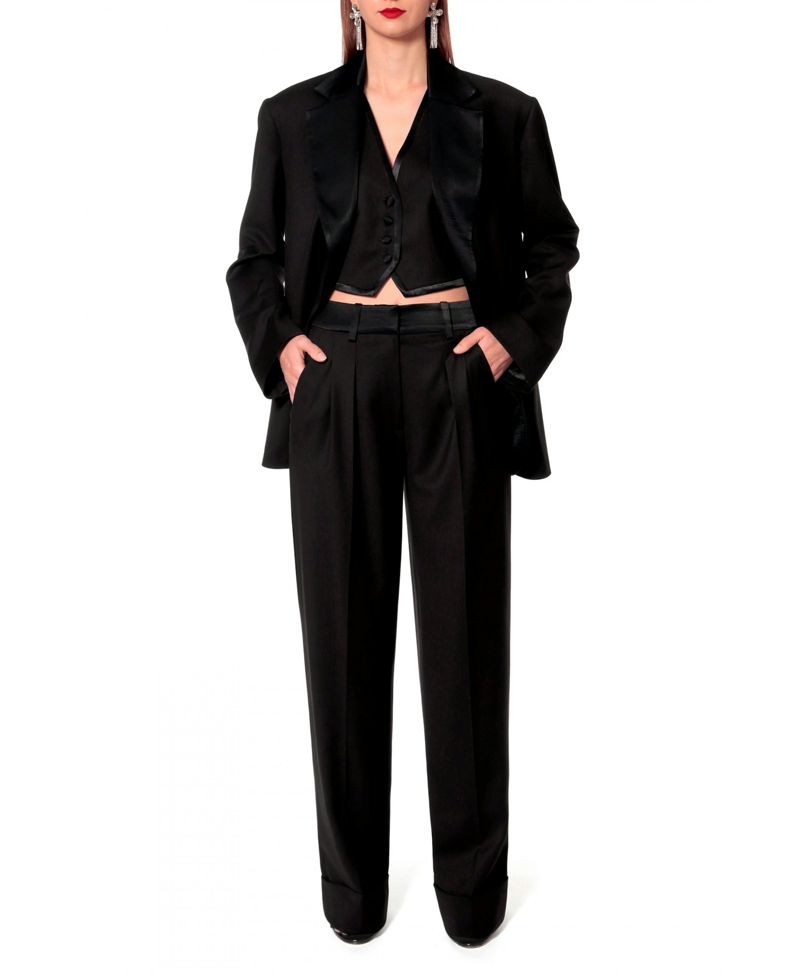 Trousers Frankie Fashion Black made by HALEWSKI