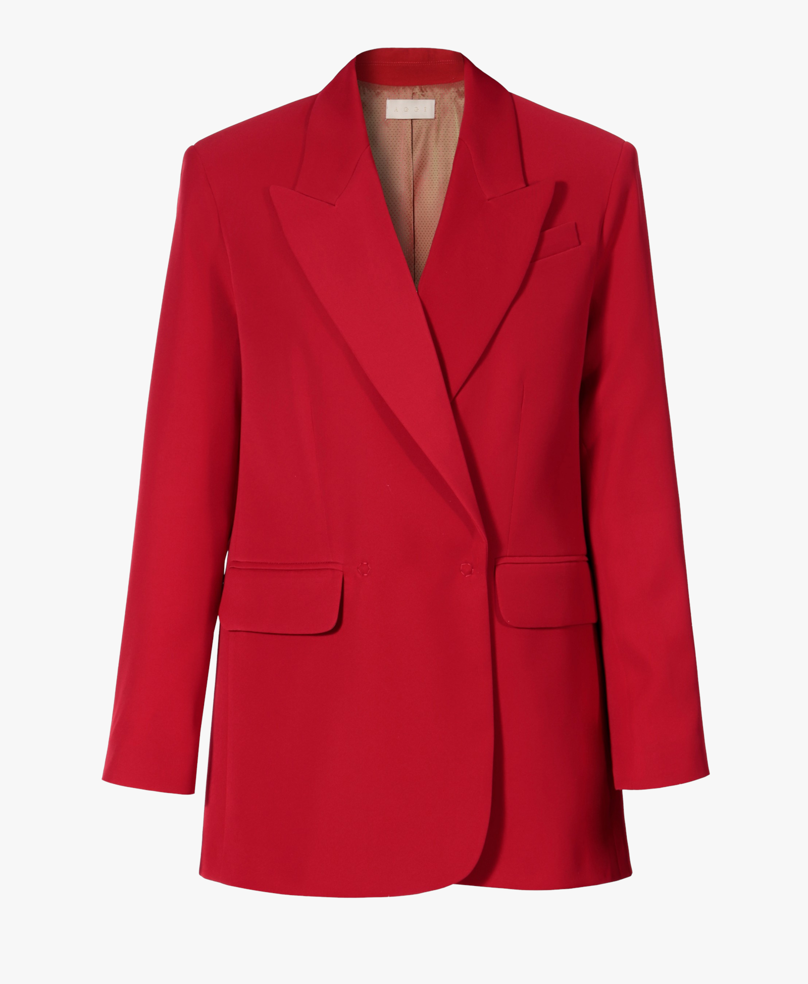 Blair Ribbon Red Blazer made by HALEWSKI