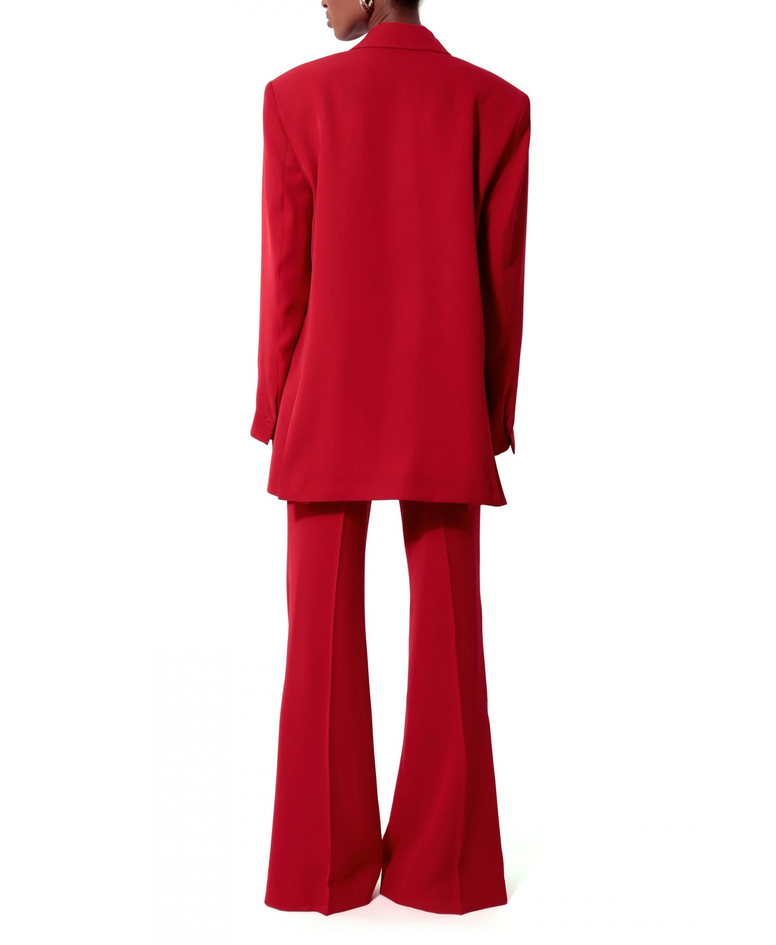 Blair Ribbon Red Blazer made by HALEWSKI