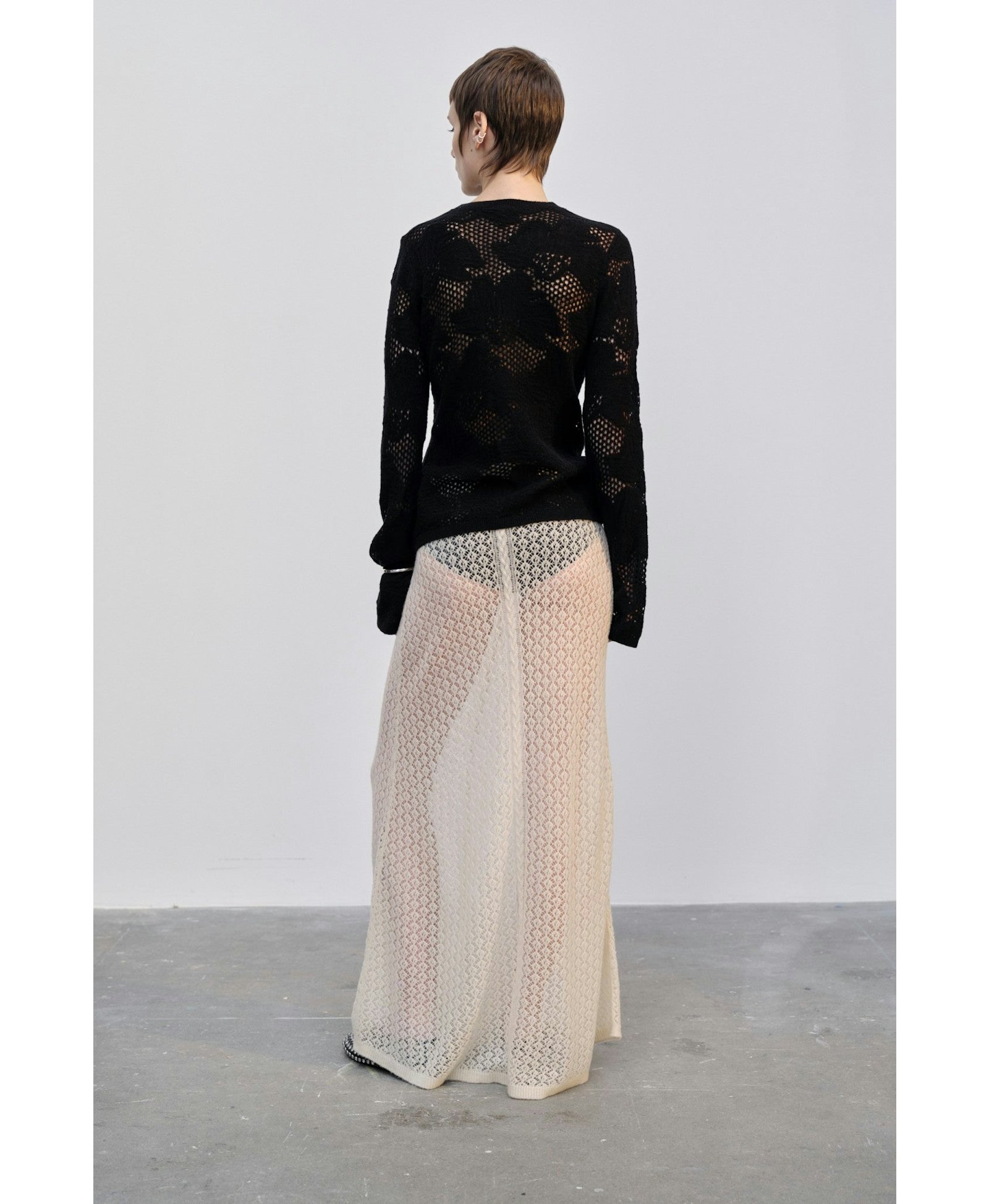 Silvia Knit Blouse - Black made by HERSKIND