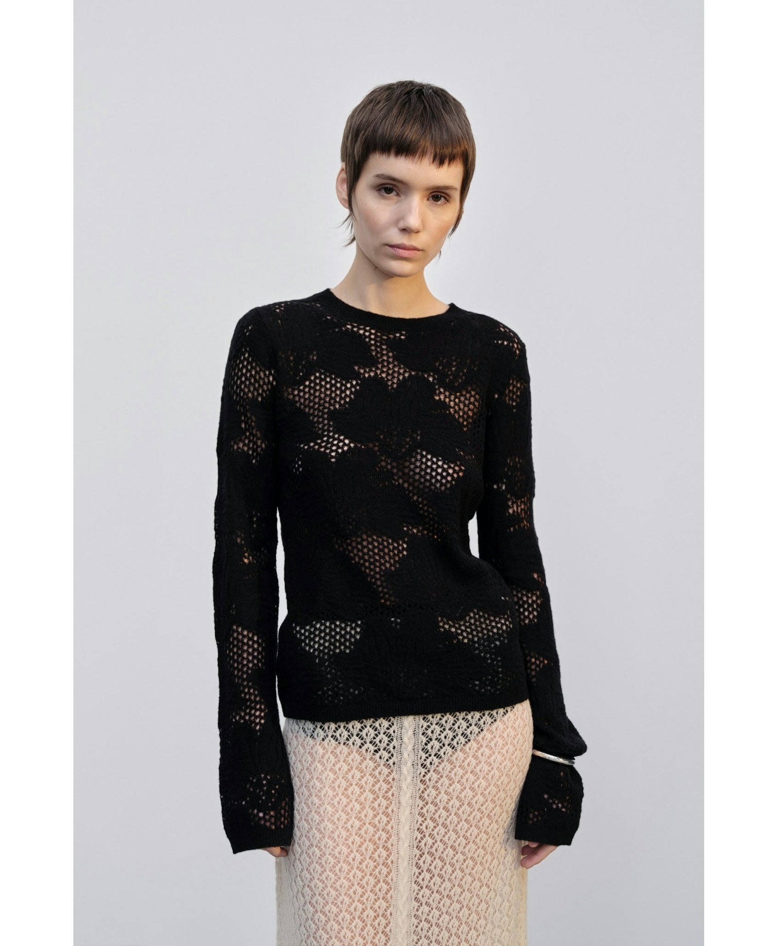 Silvia Knit Blouse - Black made by HERSKIND