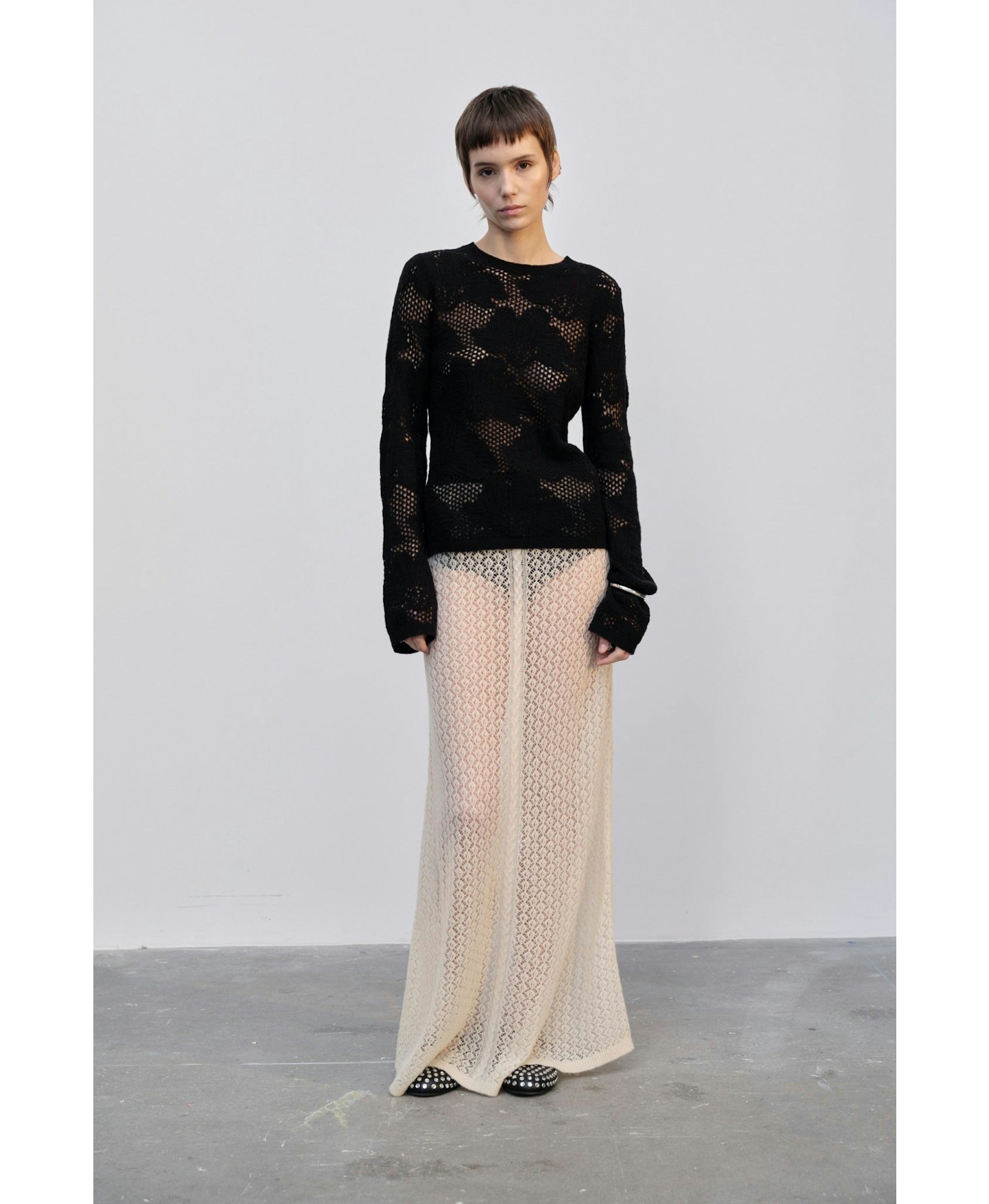 Silvia Knit Blouse - Black made by HERSKIND