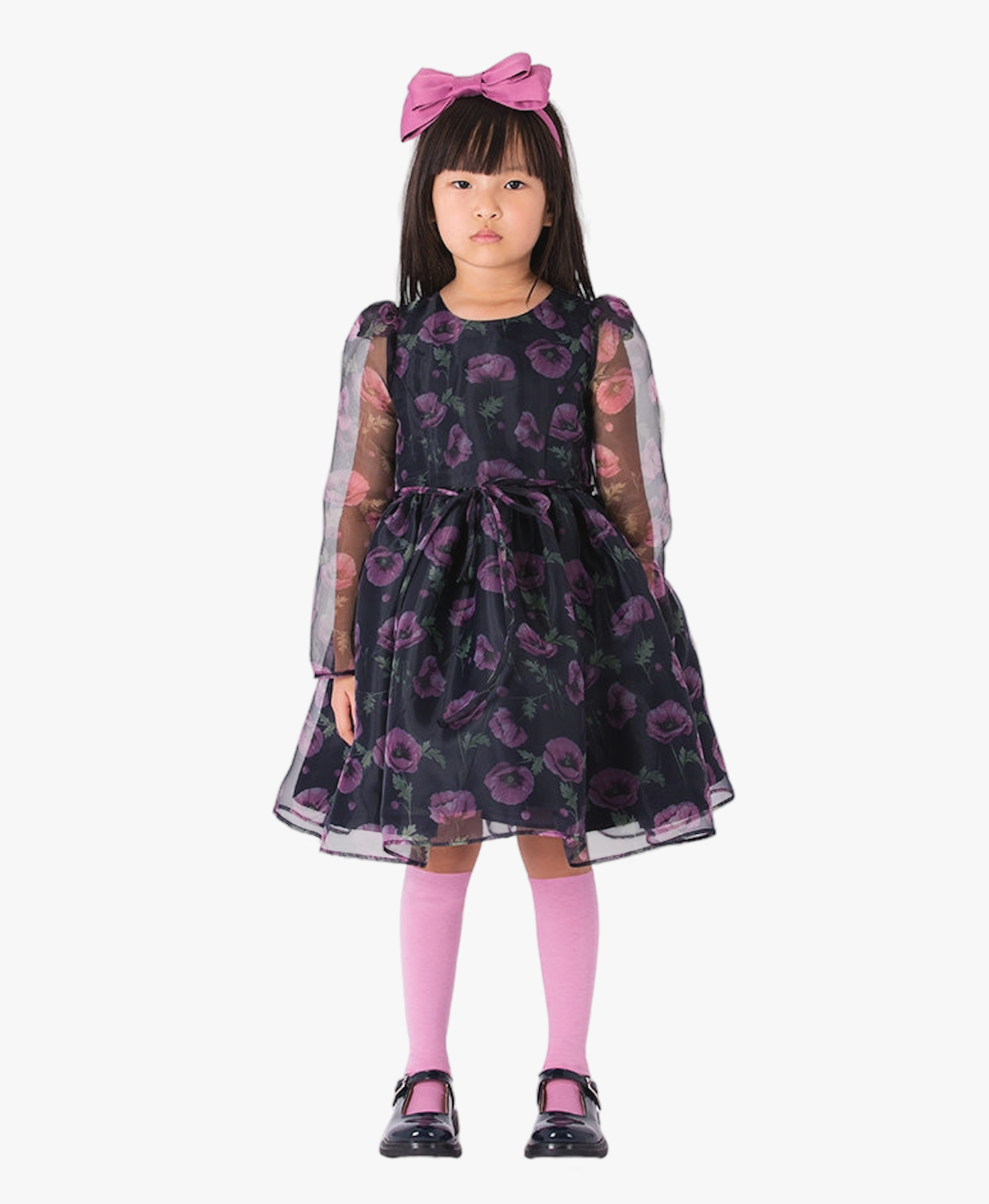 Floral Organza Girls Dress made by Mama Luma