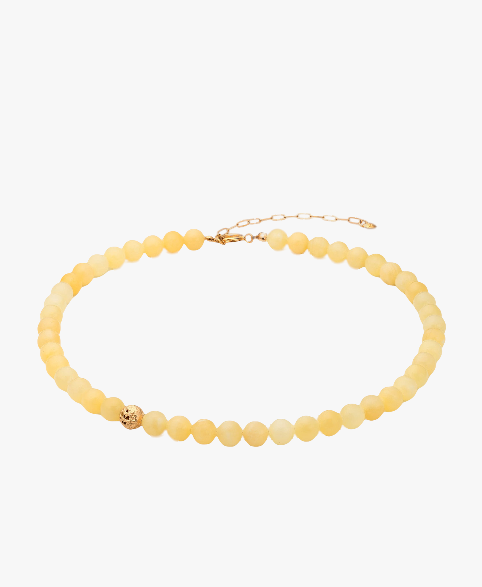 Minerals Honey Calcite Necklace made by Eva Remenyi