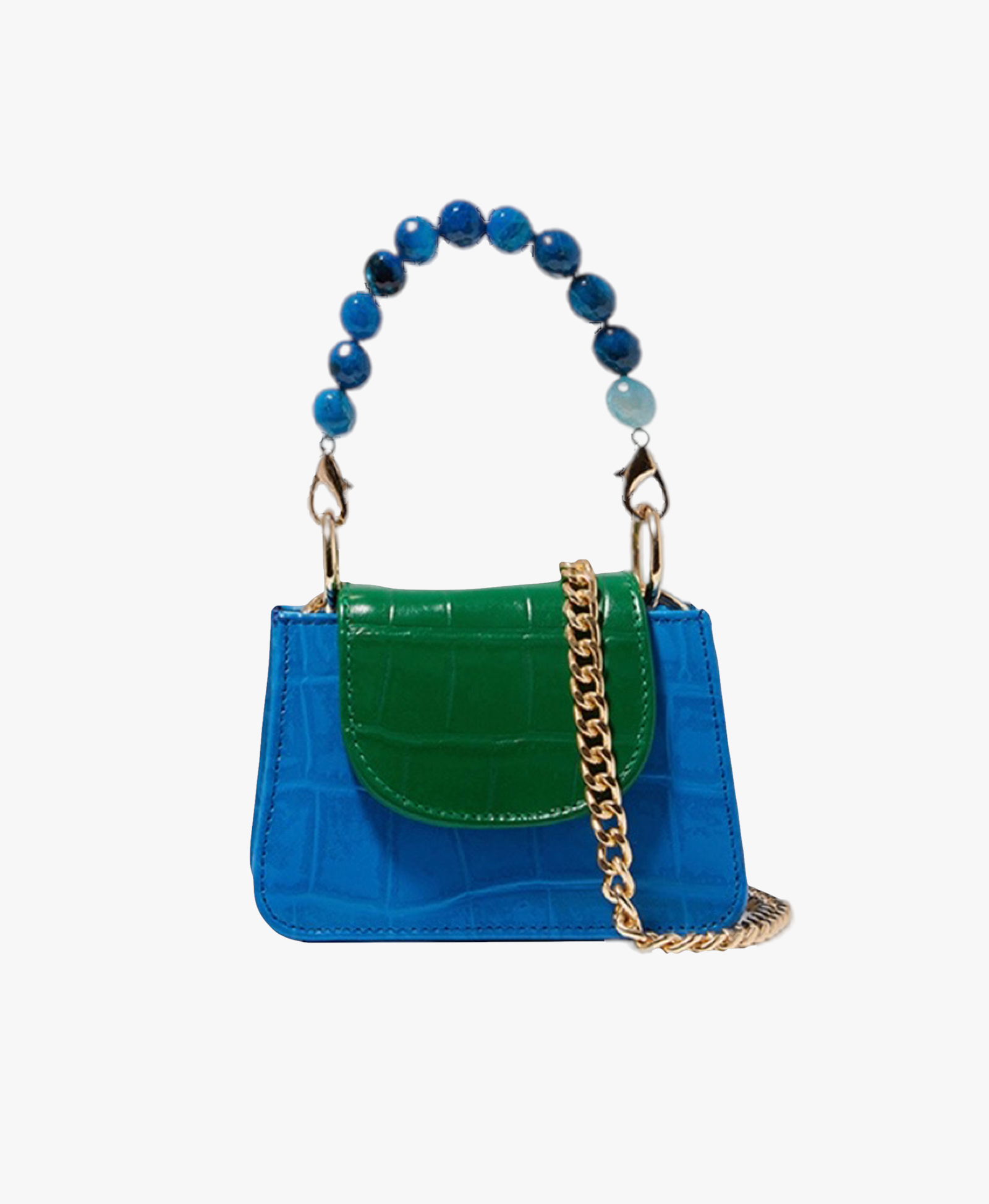 Horra - Blue X Green - Mini bag made by ALIEL