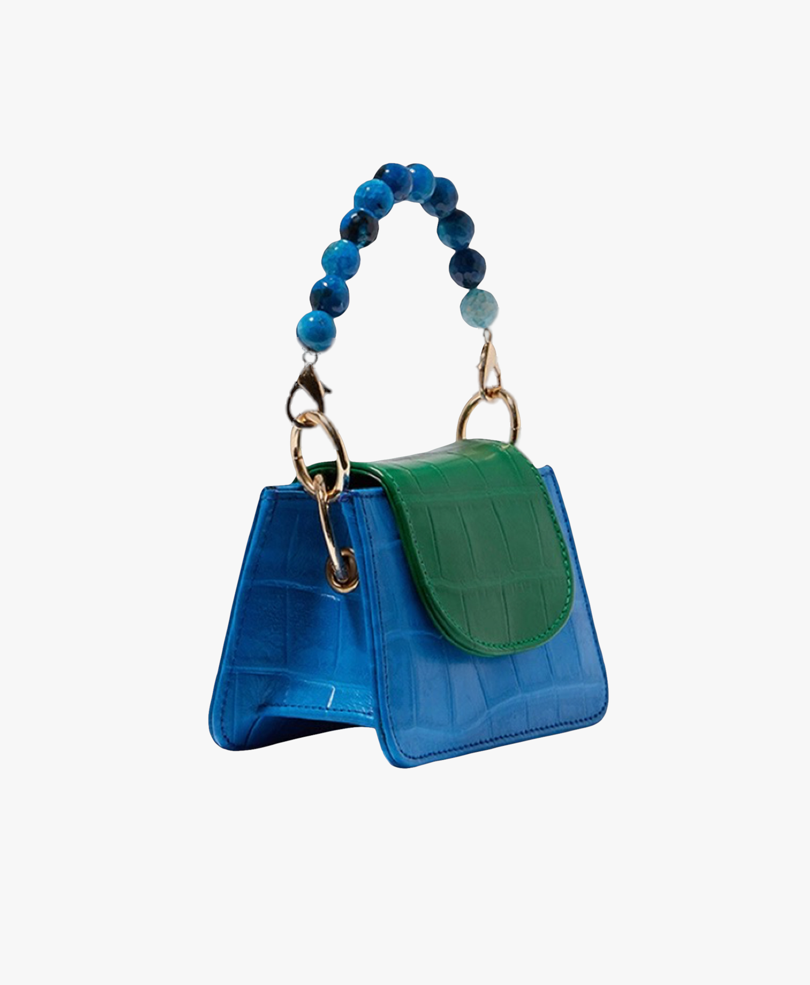 Horra - Blue X Green - Mini bag made by ALIEL