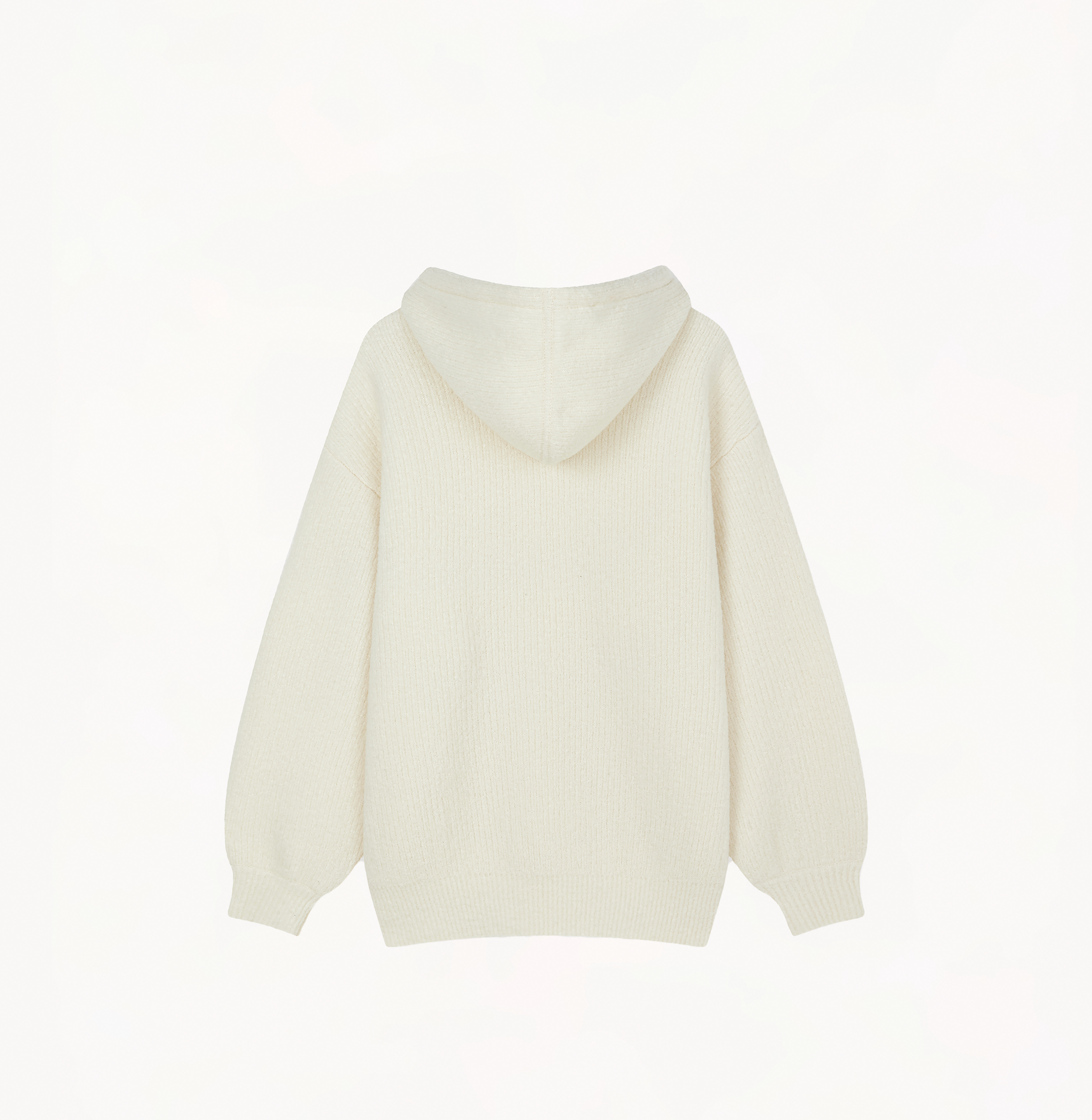 Shop Crush Collection Teddy Fleece Hoodie In White