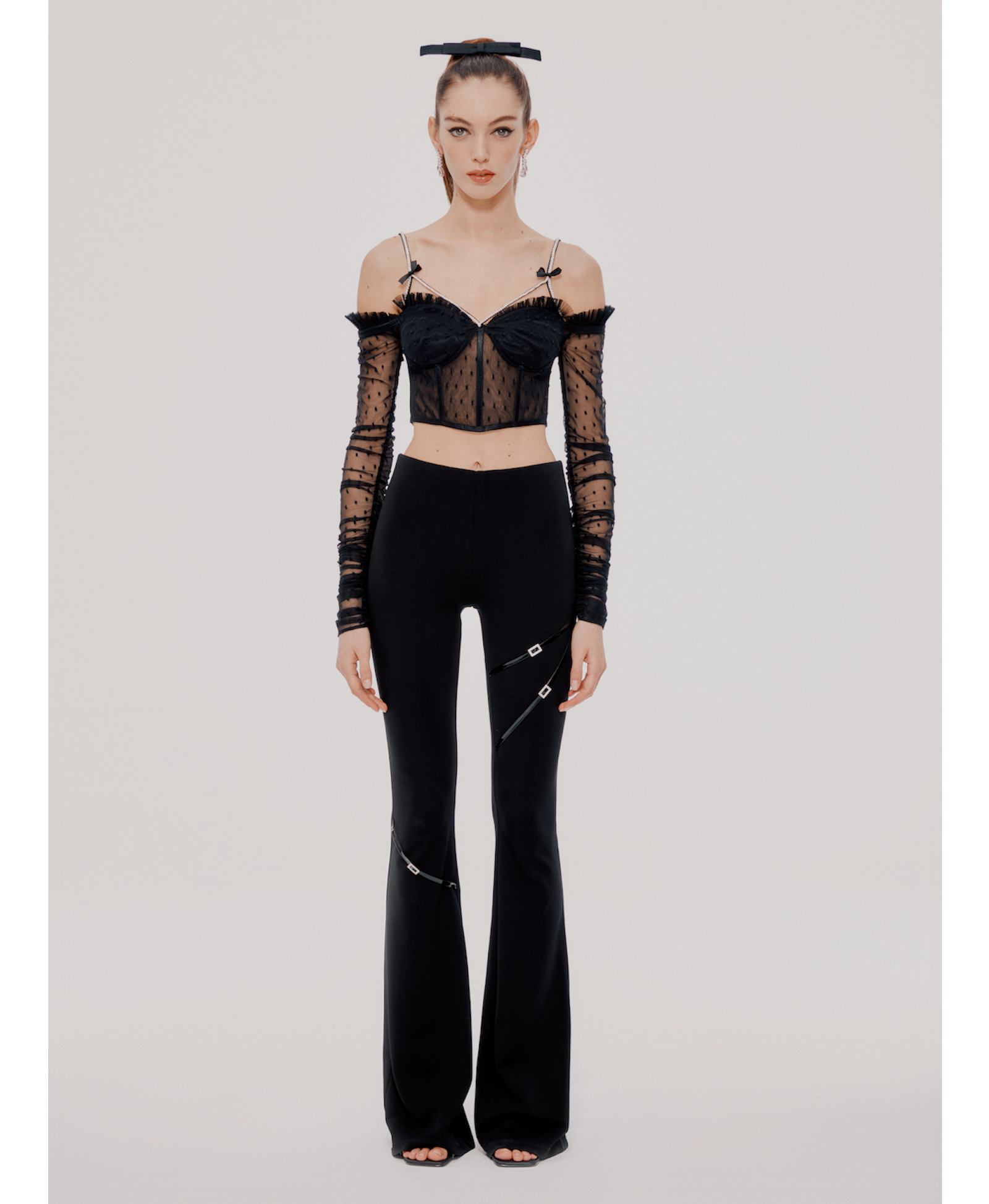 Black Ariana Top (Final Sale) in Black made by Nana Jacqueline