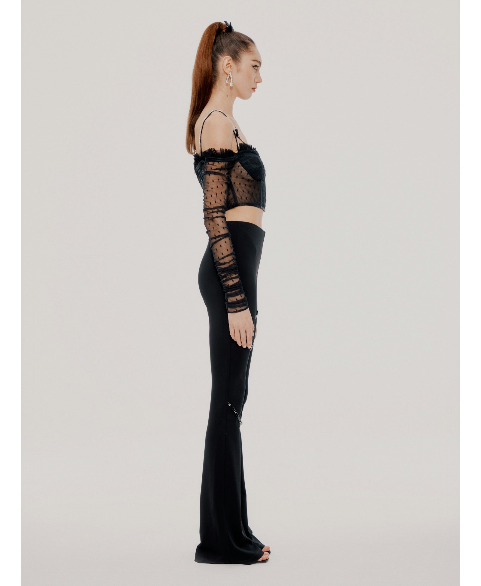 Black Ariana Top (Final Sale) in Black made by Nana Jacqueline