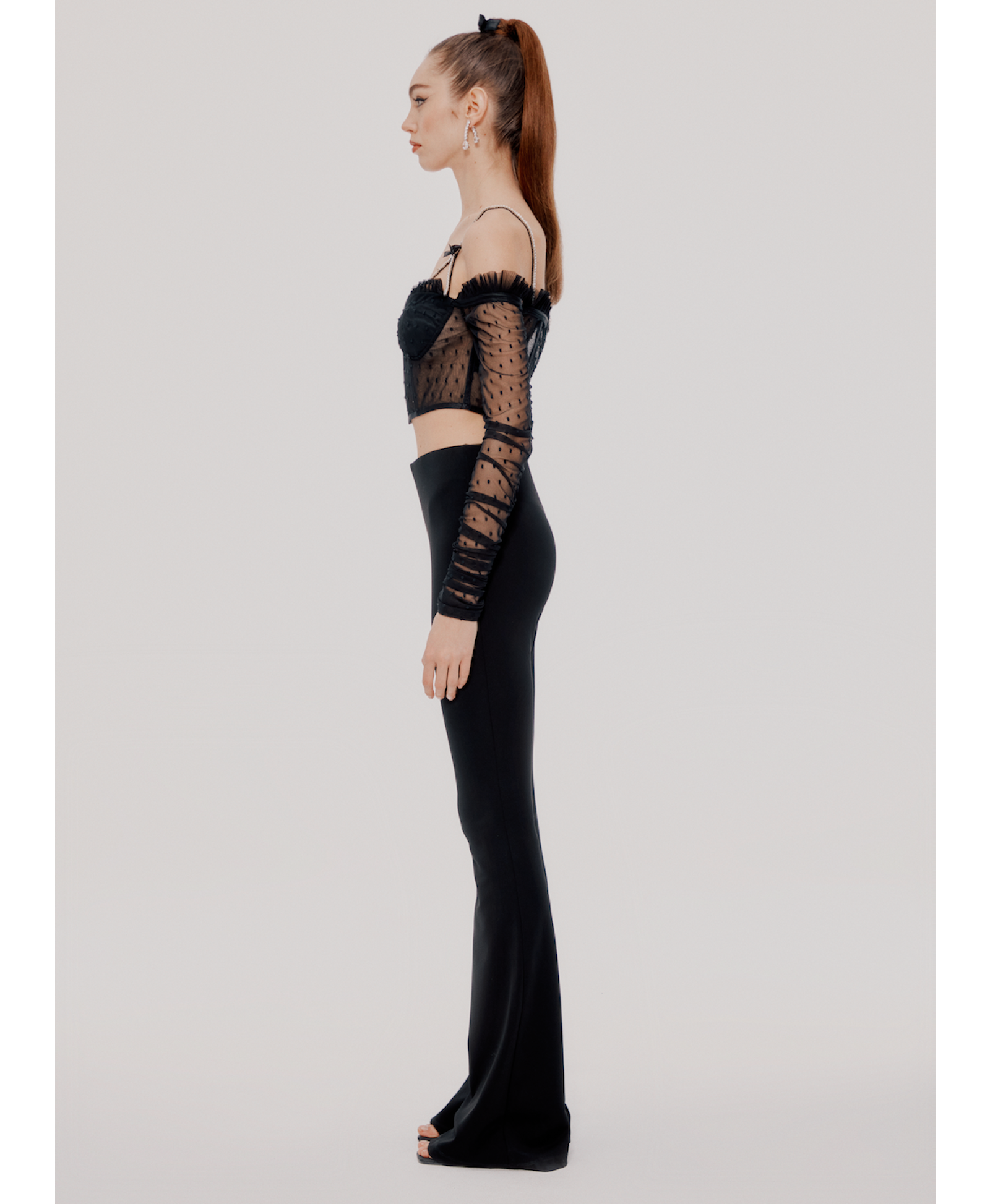 Black Ariana Top (Final Sale) in Black made by Nana Jacqueline