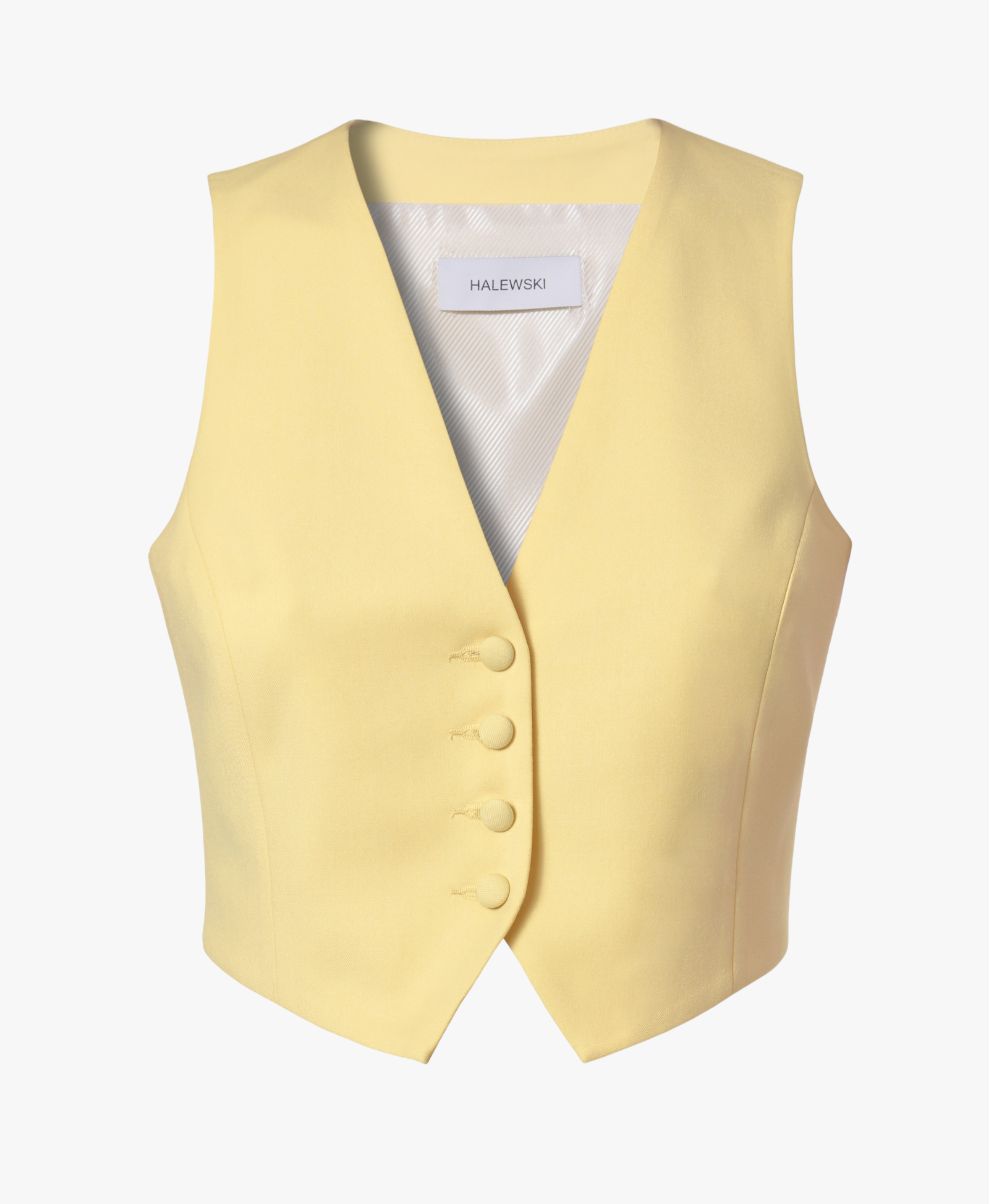 Vest Sylvia Butter Yellow made by HALEWSKI