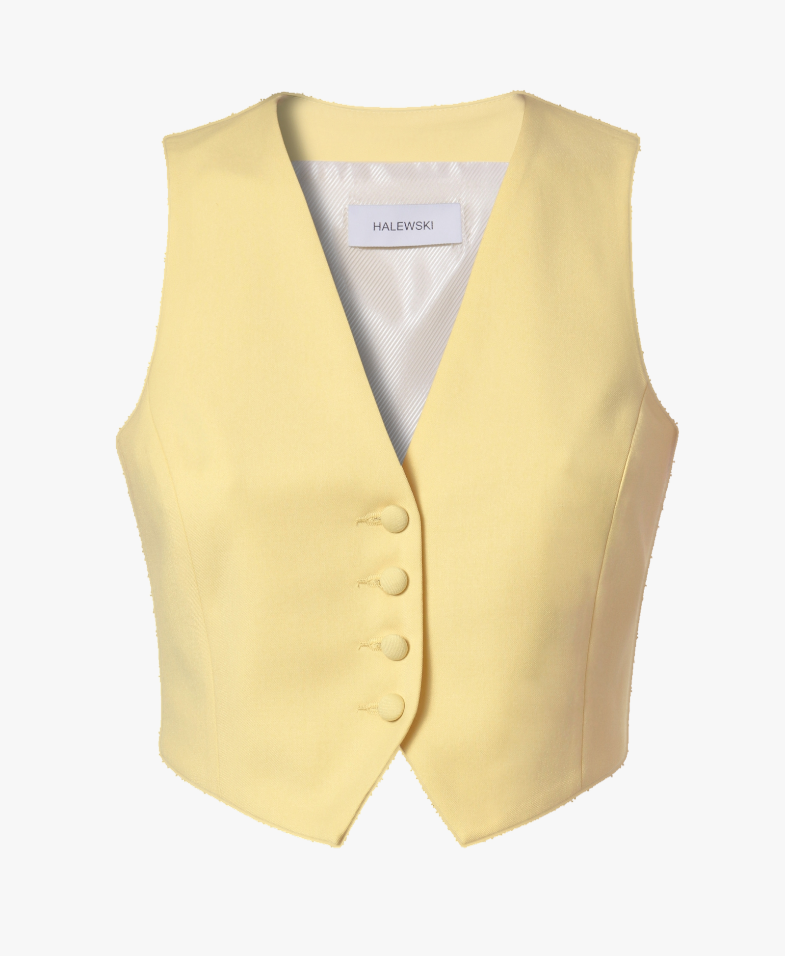 Vest Sylvia Butter Yellow made by HALEWSKI