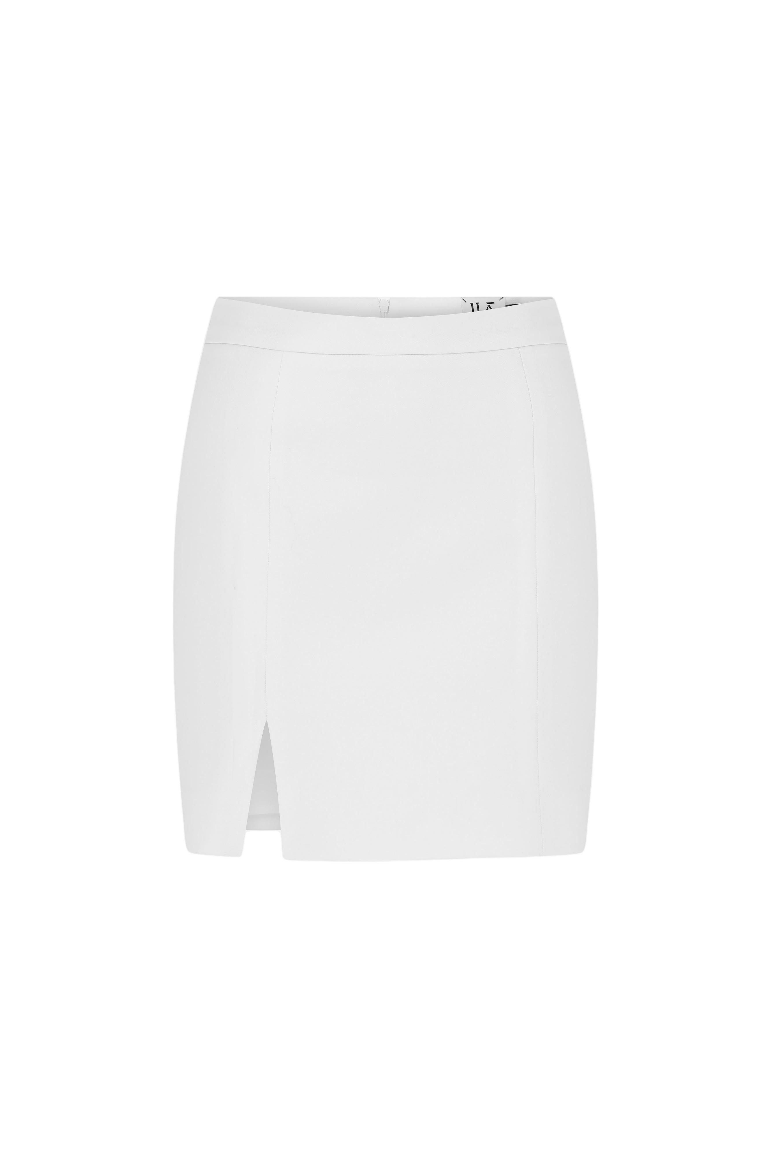 Ila Janine-front Slit Mini Skirt